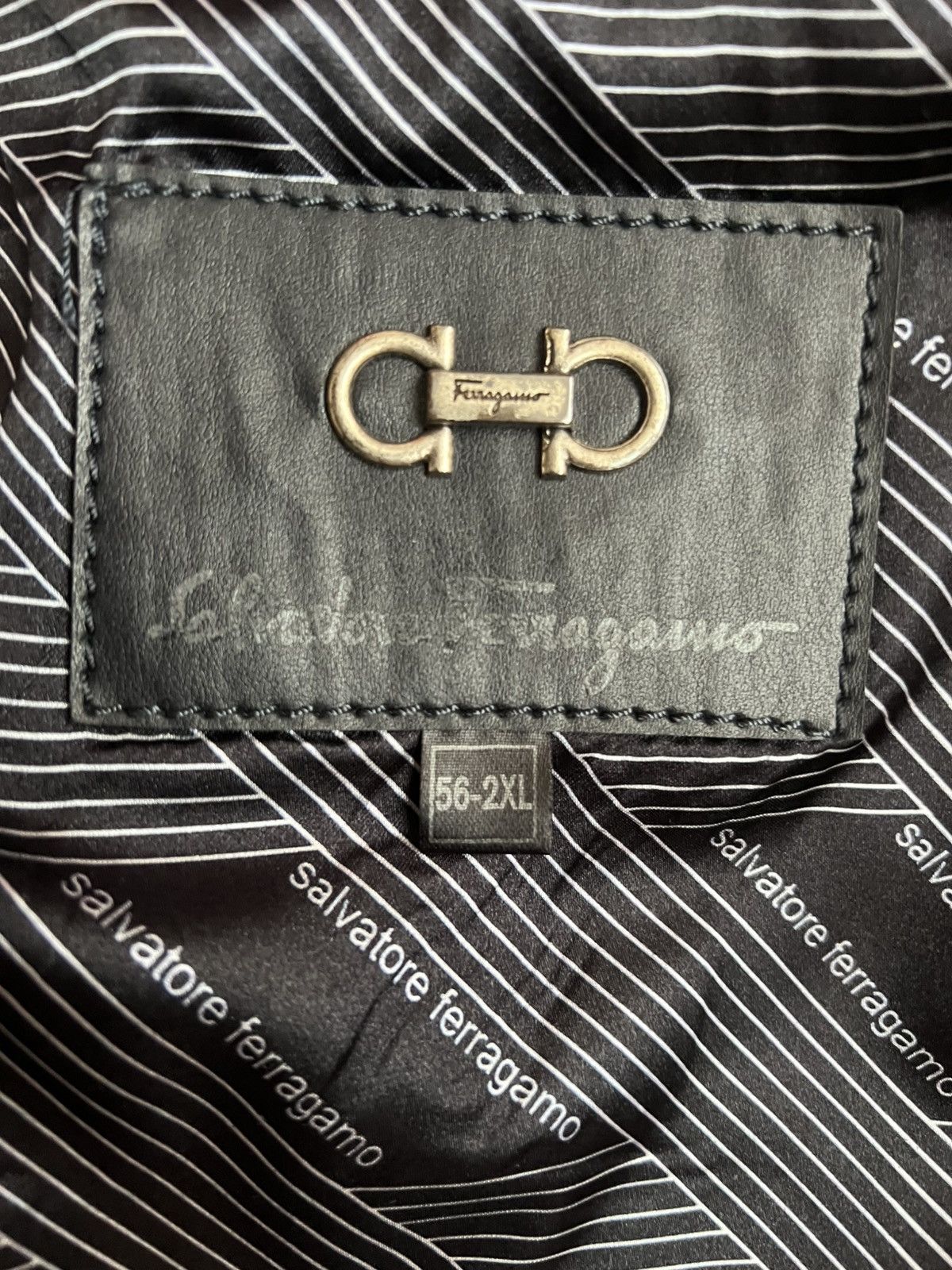 Salvatore Ferragamo Salvatore Ferragamo Leather Jacket (L–XL Size US L / EU 52-54 / 3 - 7 Thumbnail