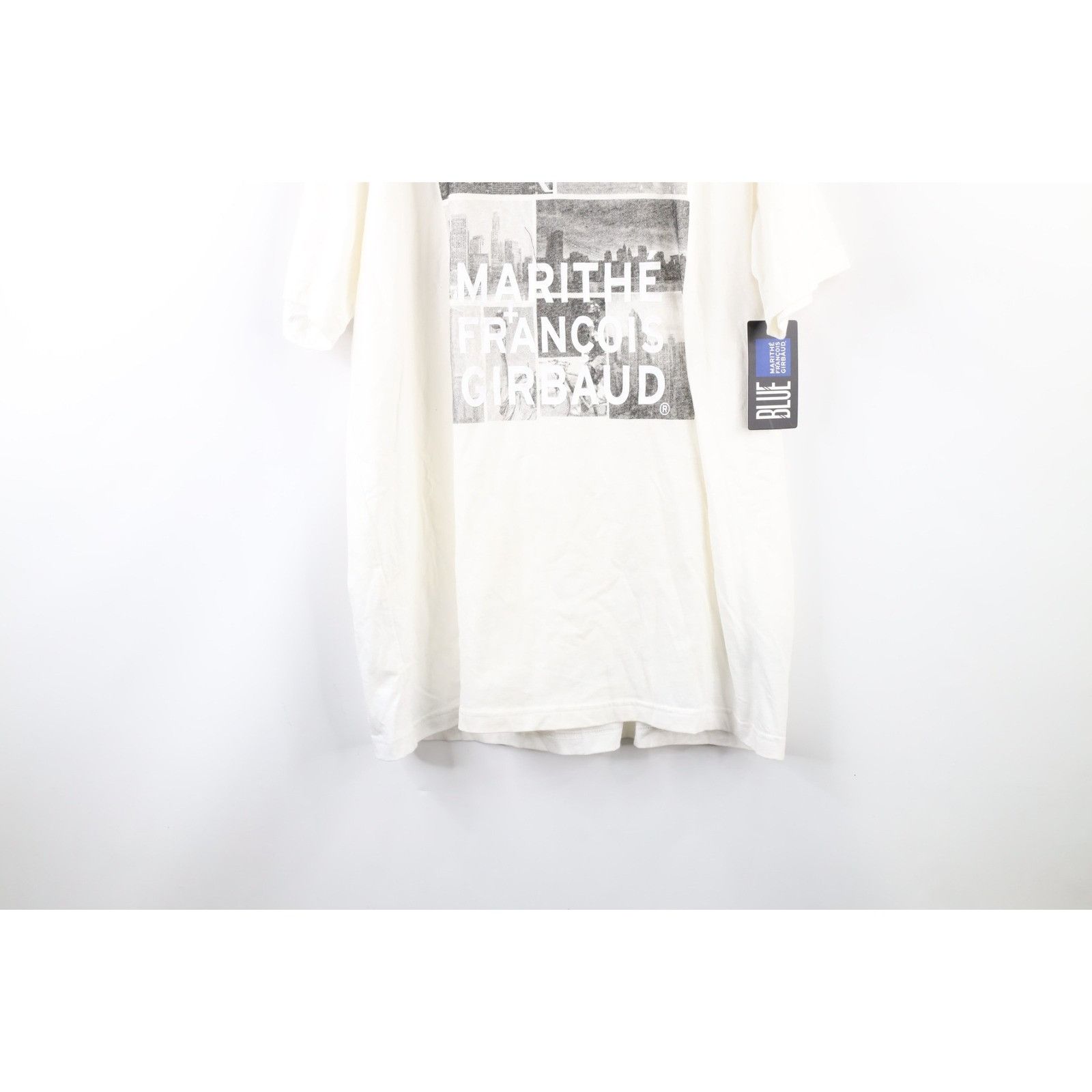 Marithe + Francois Girbaud × Vintage NOS Vintage 90s Marithe Francois Girbaud Box Logo T-Shirt Size US XL / EU 56 / 4 - 3 Thumbnail