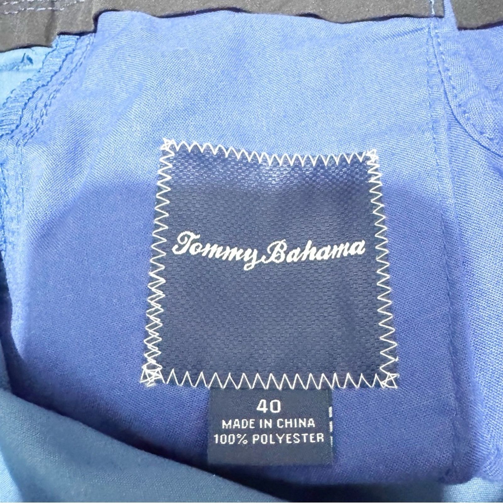 Tommy Bahama Blue Flat Front Chino Performance Golf Shorts Men’s Size 40 Size US 40 / EU 56 - 6 Thumbnail