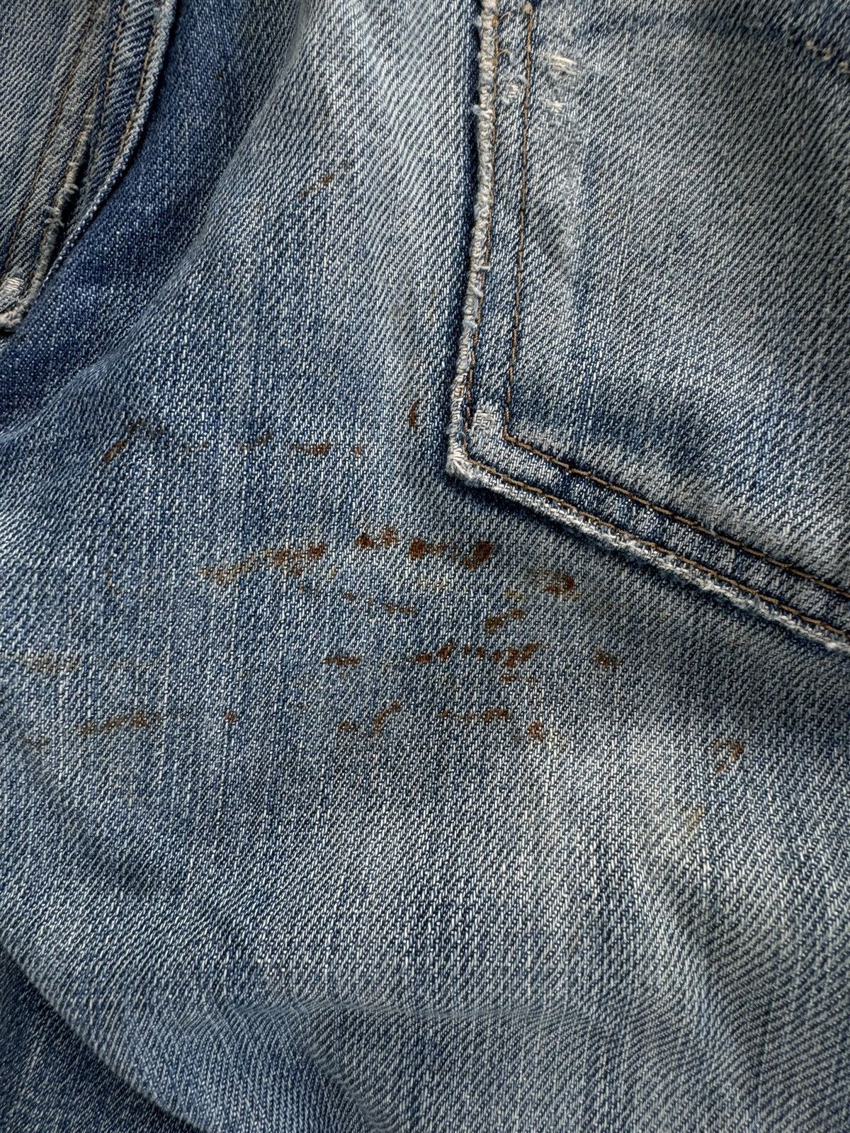 If Six Was Nine 💸LASTDROP💸 Vintage Levis 502 Distressed Ripped Denim Jeans Size US 34 / EU 50 - 14 Thumbnail