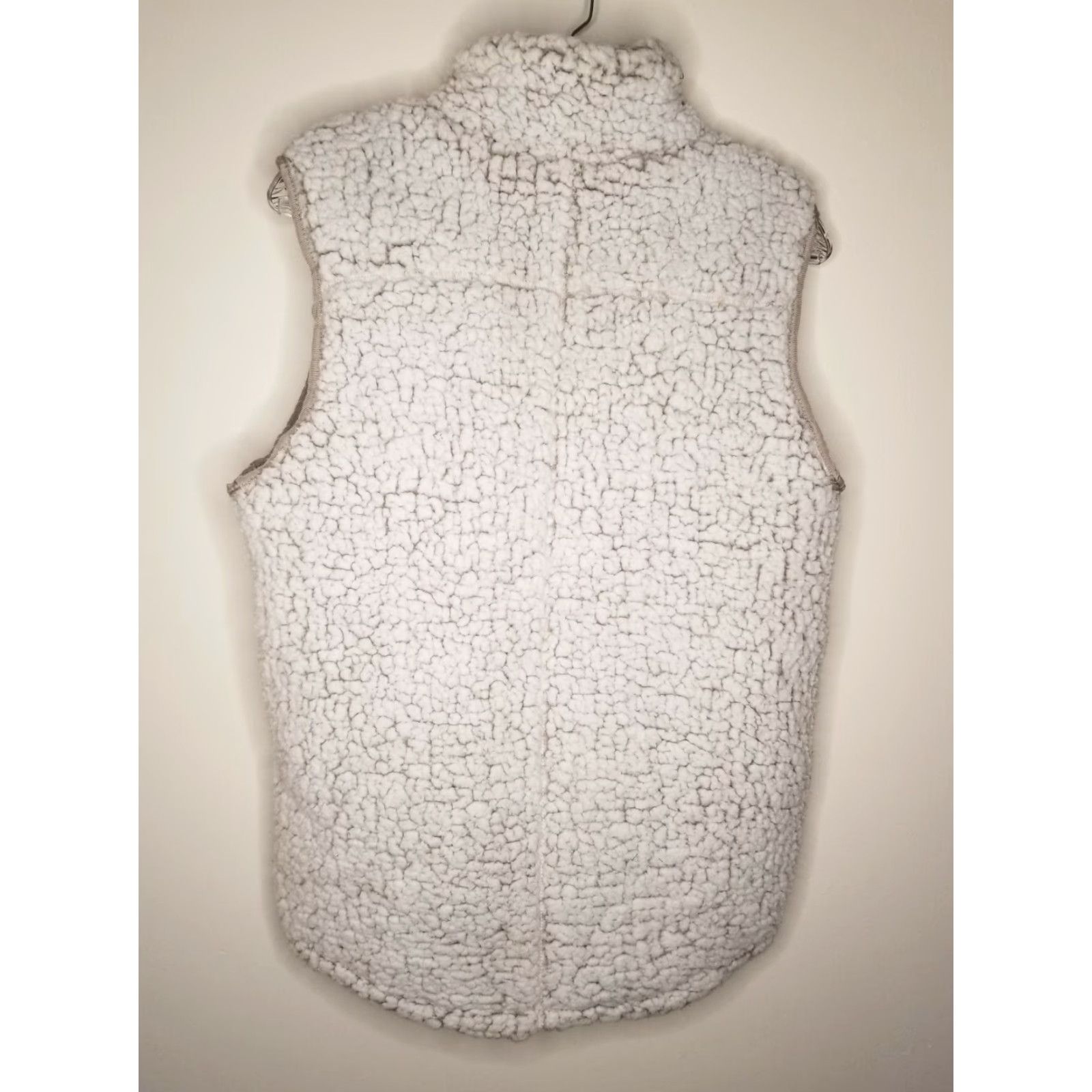 Vintage Thread + Supply Vest Womens XS Zip Up Vest White Polyester 100% Women Size XS Vest Womens (XS) Size XS / US 0-2 / IT 36-38 - 2 Thumbnail