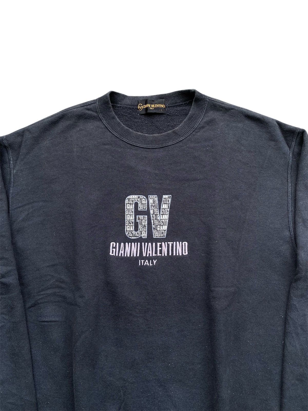 Gianni Valentino × Valentino × Vintage Vintage Gianni Valentino Embroidery Sweatshirt Size US L / EU 52-54 / 3 - 2 Thumbnail