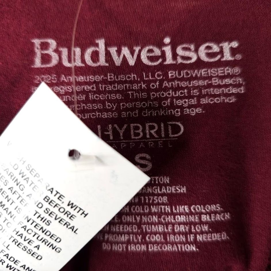 Budweiser Budweiser T Shirt Mens Size Small Red King Of Beers Breweriana Clydesdale Horses Shirt Mens Small Red Budweiser Breweriana Beer Themeистics Size US S / EU 44-46 / 1 - 6 Thumbnail