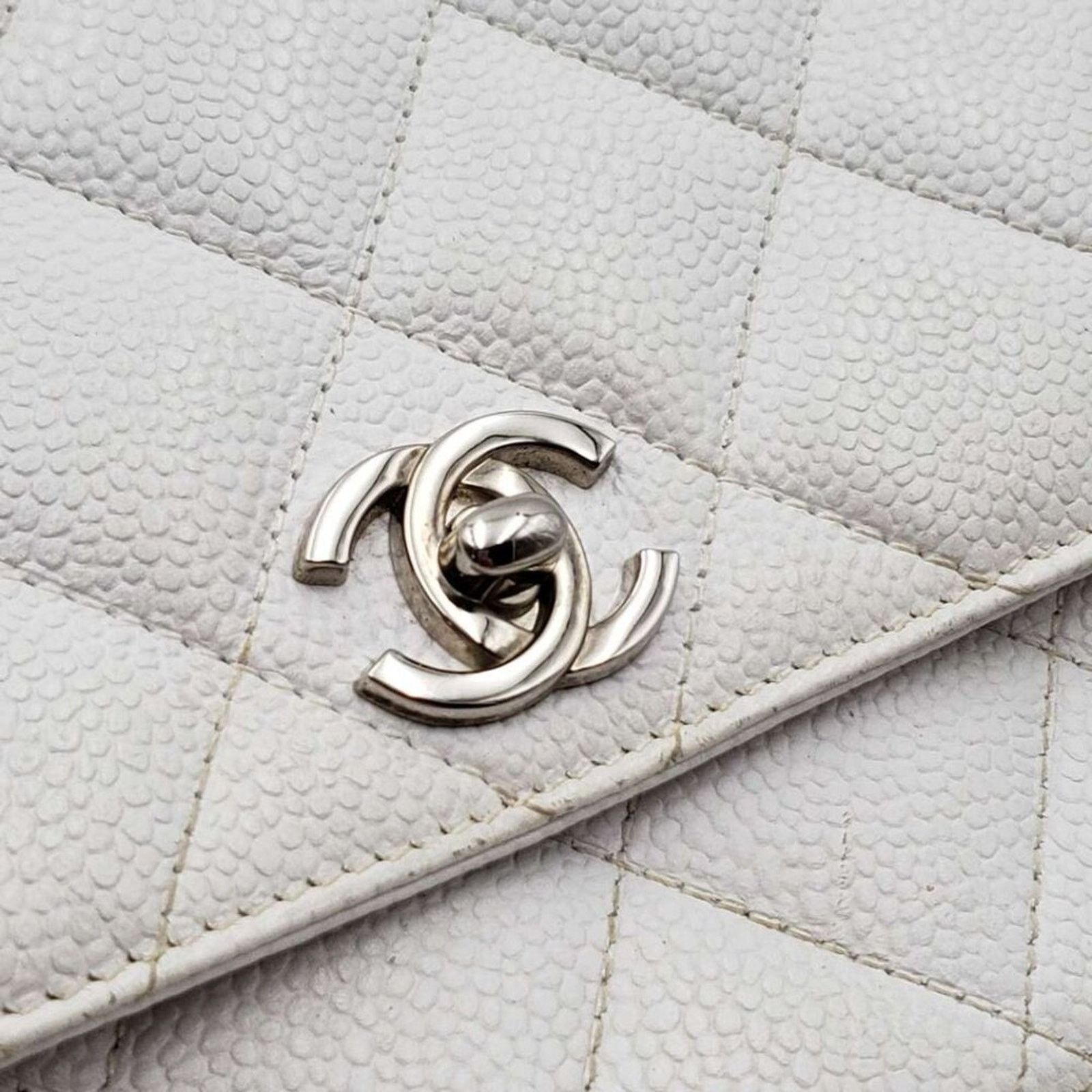 Chanel AUthentic CHANEL Quilted Matelasse CC Logo Caviar Skin Chain Size ONE SIZE - 10 Thumbnail