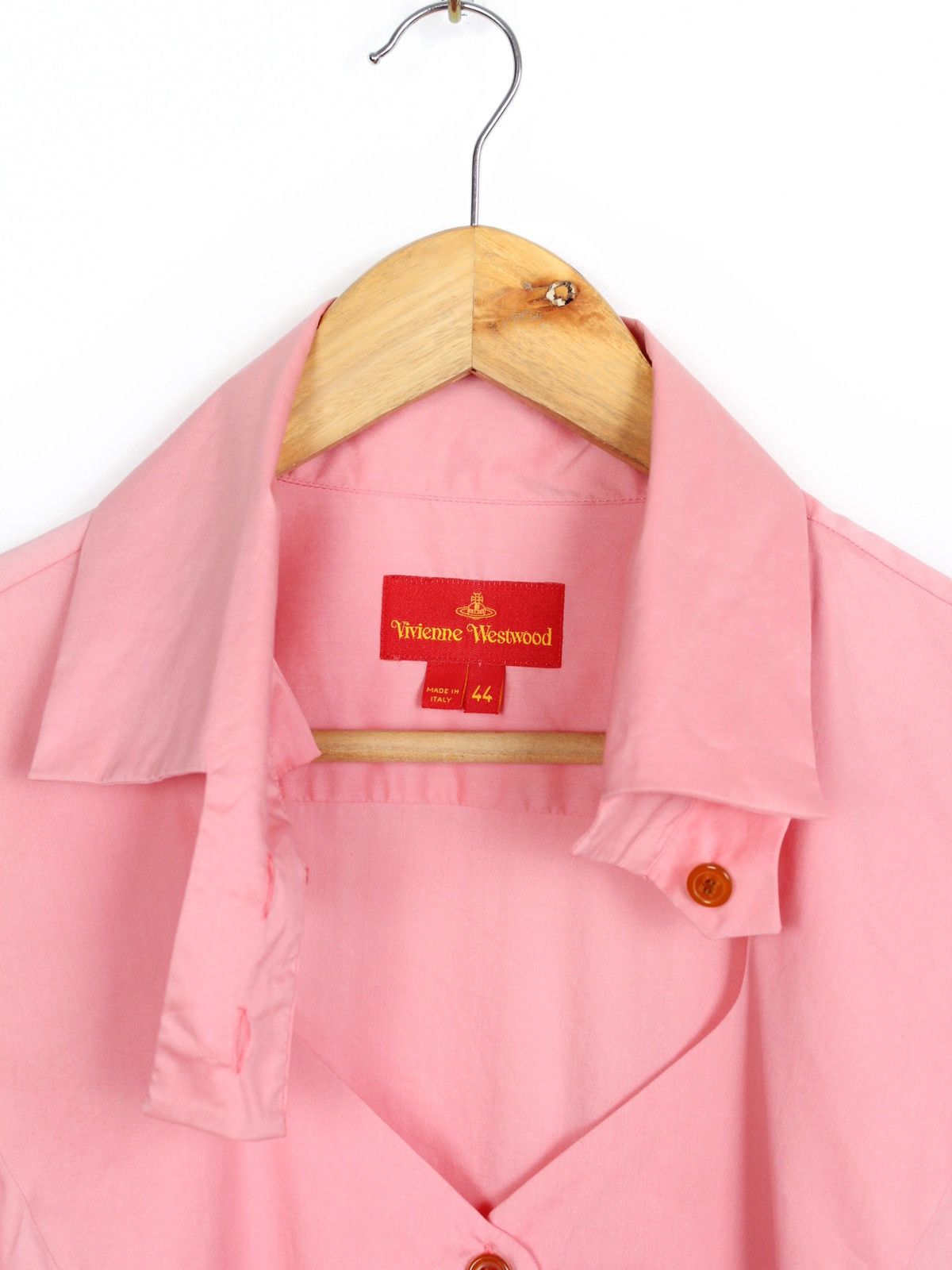 Vivienne Westwood Vivienne Westwood 2016 Red Label Heart Collar Pink Shirt Size M / US 6-8 / IT 42-44 - 8 Thumbnail