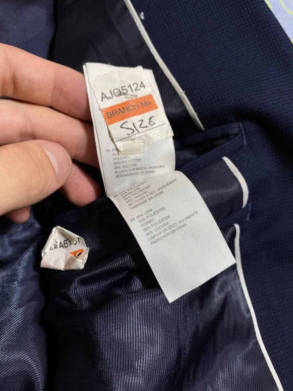 Reiss × Vintage Reiss George B Luxury Classic Blazer Jacket Size US S / EU 44-46 / 1 - 6 Thumbnail