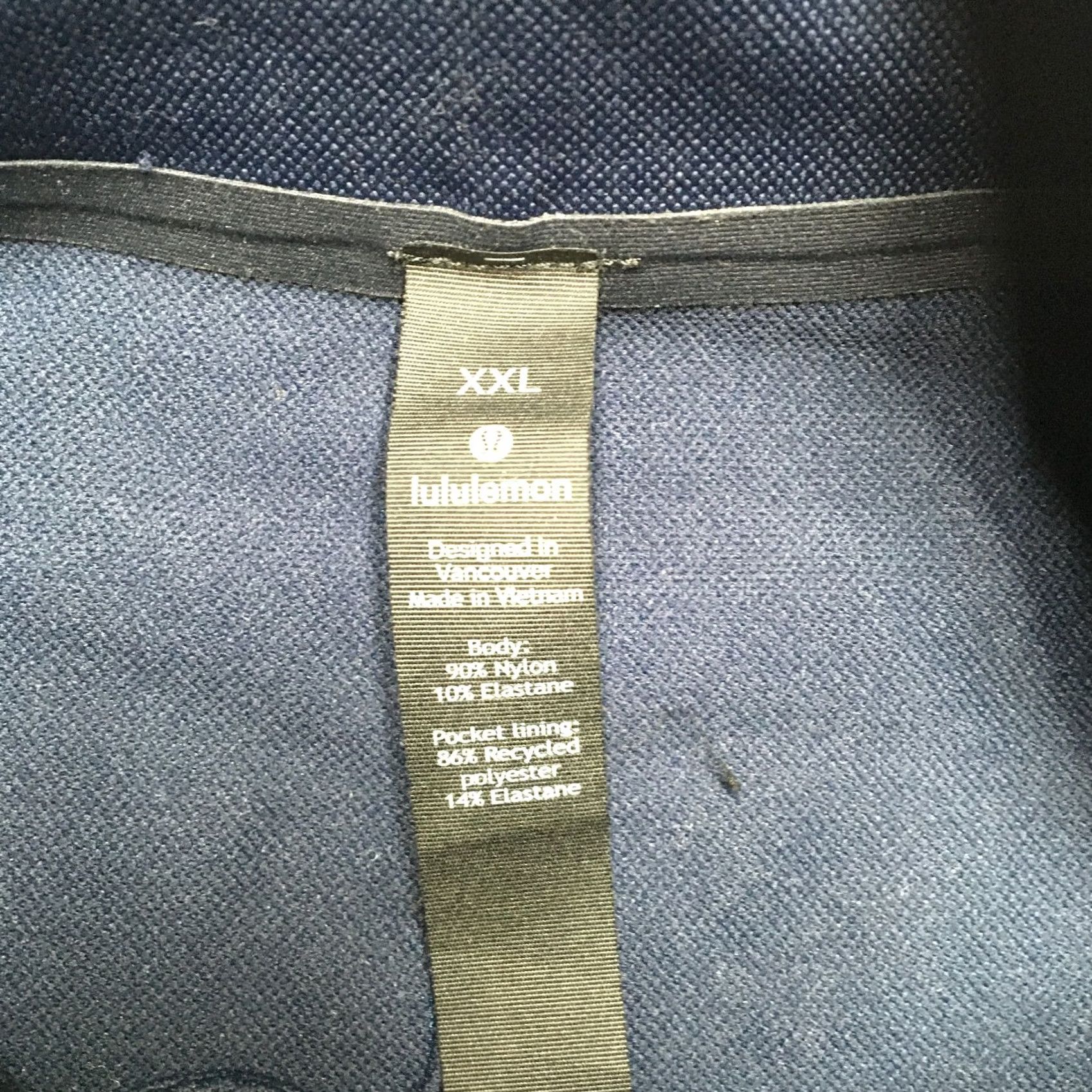 Lululemon Lululemon Division Pullover Shirt 2XL Navy Blue 1/4 Zip Moisture Wicking Pockets Mock Neck Activewear Mens Jazzed by Outdoor Ski Theme Size US XXL / EU 58 / 5 - 5 Thumbnail