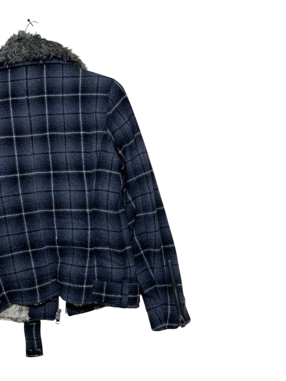 Japanese Brand 🔥EDGE RUPERT BLUE TARTANS WOOL JACKET FUR Size US M / EU 48-50 / 2 - 9 Thumbnail