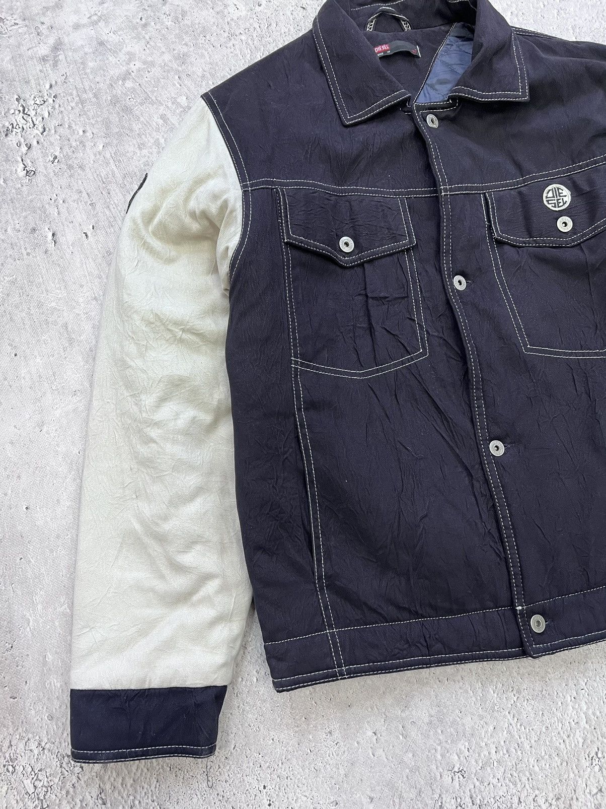 Diesel × Vintage VINTAGE VARSITY Y2K BOMBER JACKET DIESEL Size US L / EU 52-54 / 3 - 2 Thumbnail