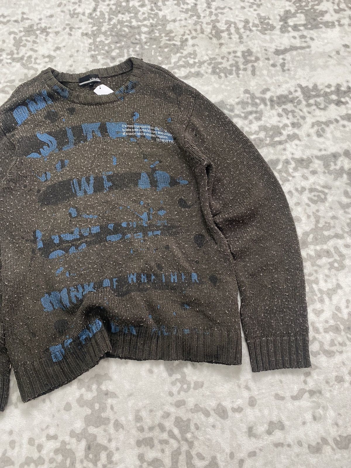 In The Attic 2000s IN THE ATTIC KNITWEAR SWEATER PUNK GRUNGE Size US L / EU 52-54 / 3 - 2 Thumbnail