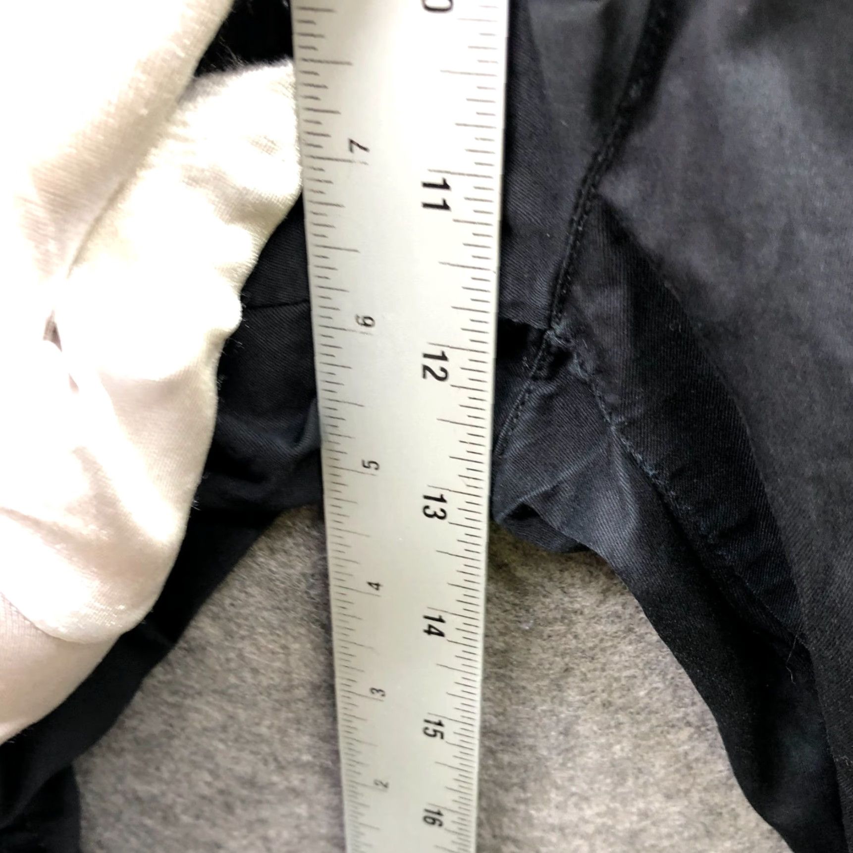 Zara VINTAGE? No — Actually Zara Cargo Jogger Pants Women M Black Cotton High Waisted Baggy Wide-Leg Casual Pants Size 32" / US 10 / IT 46 - 7 Thumbnail