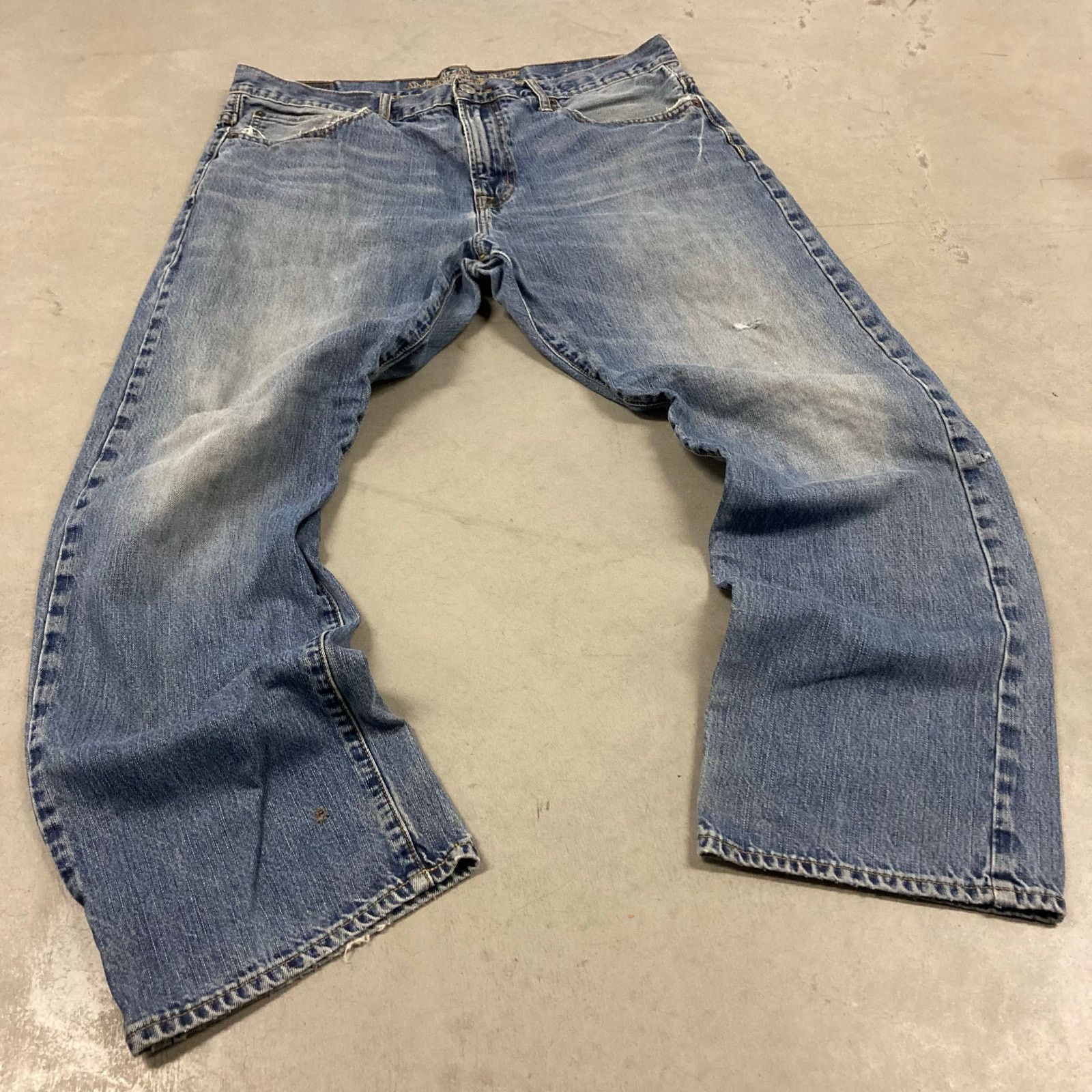 American Eagle Outfitters × Vintage Baggy Y2K American eagle Jeans 36x30 Size US 36 / EU 52 - 1 Thumbnail