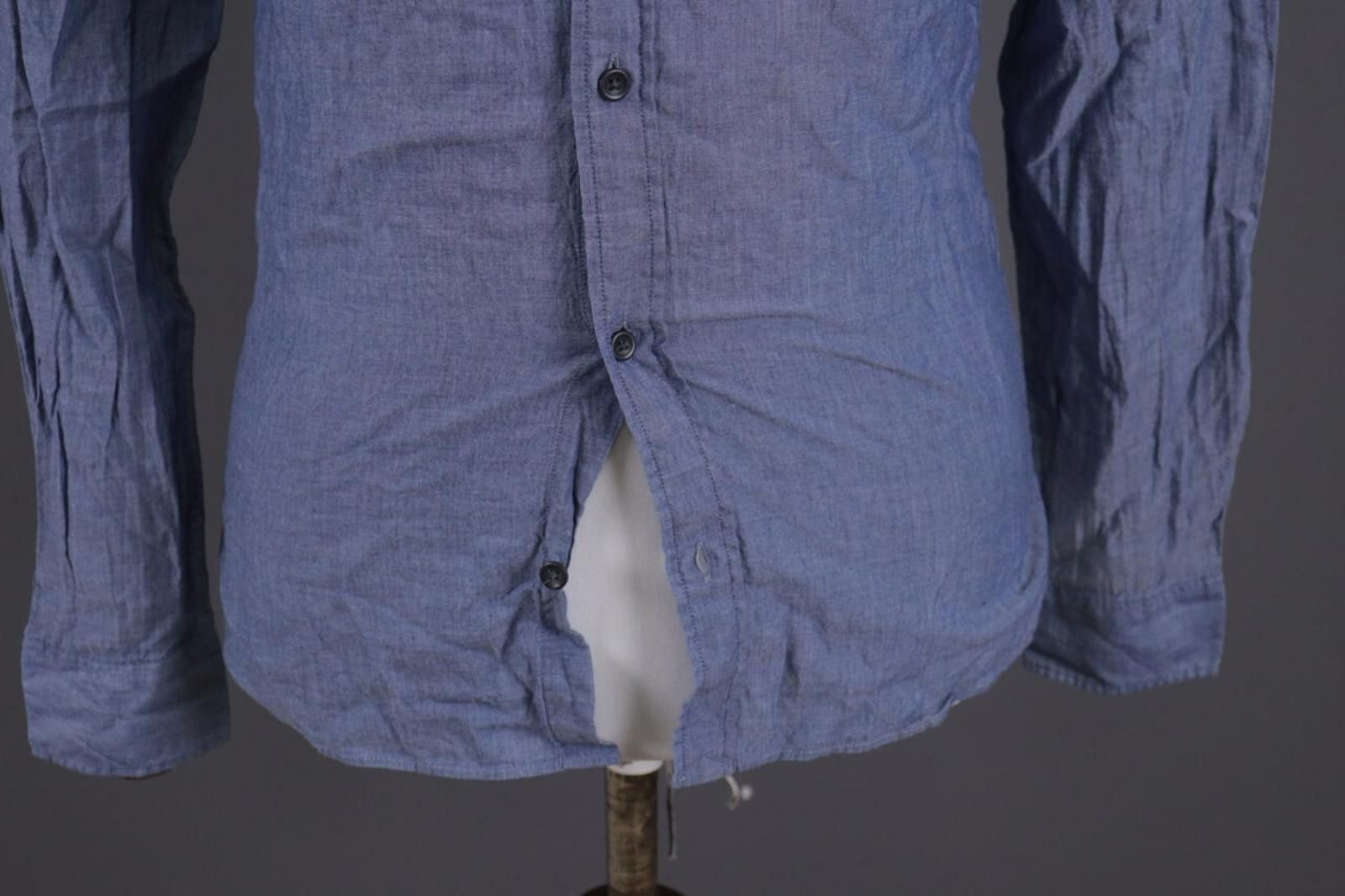 Allsaints AllSaints Blue Long Sleeve Button Down Shirt Size XS Size US XS / EU 42 / 0 - 5 Thumbnail
