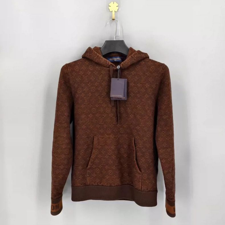 Louis Vuitton Louis Vuitton Brown Logo Hoodie - dmc Size US M / EU 48-50 / 2 - 1 Thumbnail