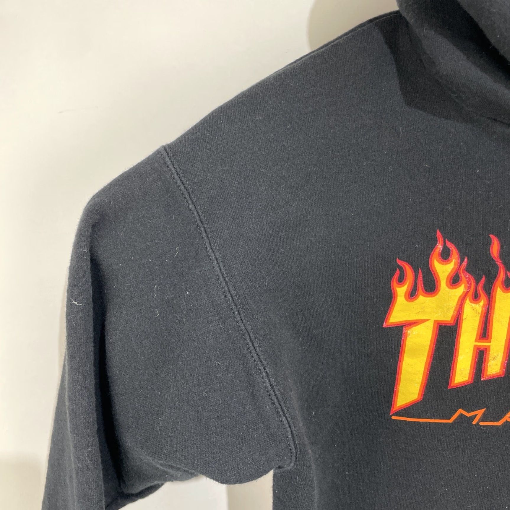Thrasher Thrasher Flame Hoodie Men Sweatshirt Black Small Hooded Logo Pullover Crew Neck Knit Cotton Skateboarding Fashion Size US S / EU 44-46 / 1 - 5 Thumbnail
