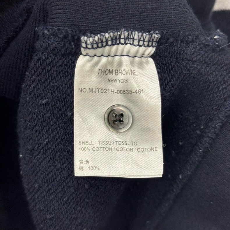 Thom Browne Thom Browne Blue and green hoodie Size US L / EU 52-54 / 3 - 6 Thumbnail