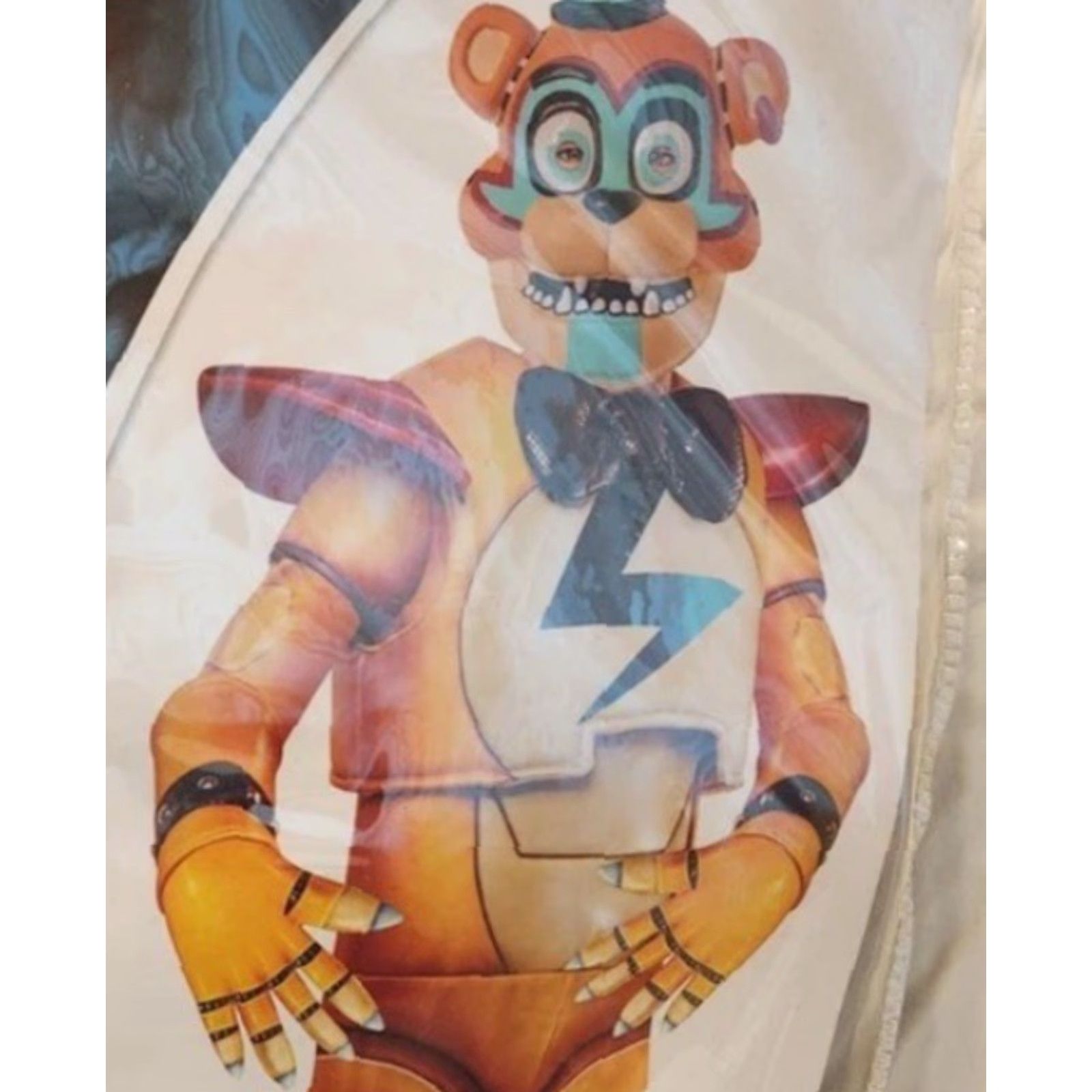 Vintage VINTAGE Rubies Freddy Costume Halloween FNAF GlamRock Child Large SHIRT VEST 2 Pc SET Lg Size US L / EU 52-54 / 3 - 3 Thumbnail