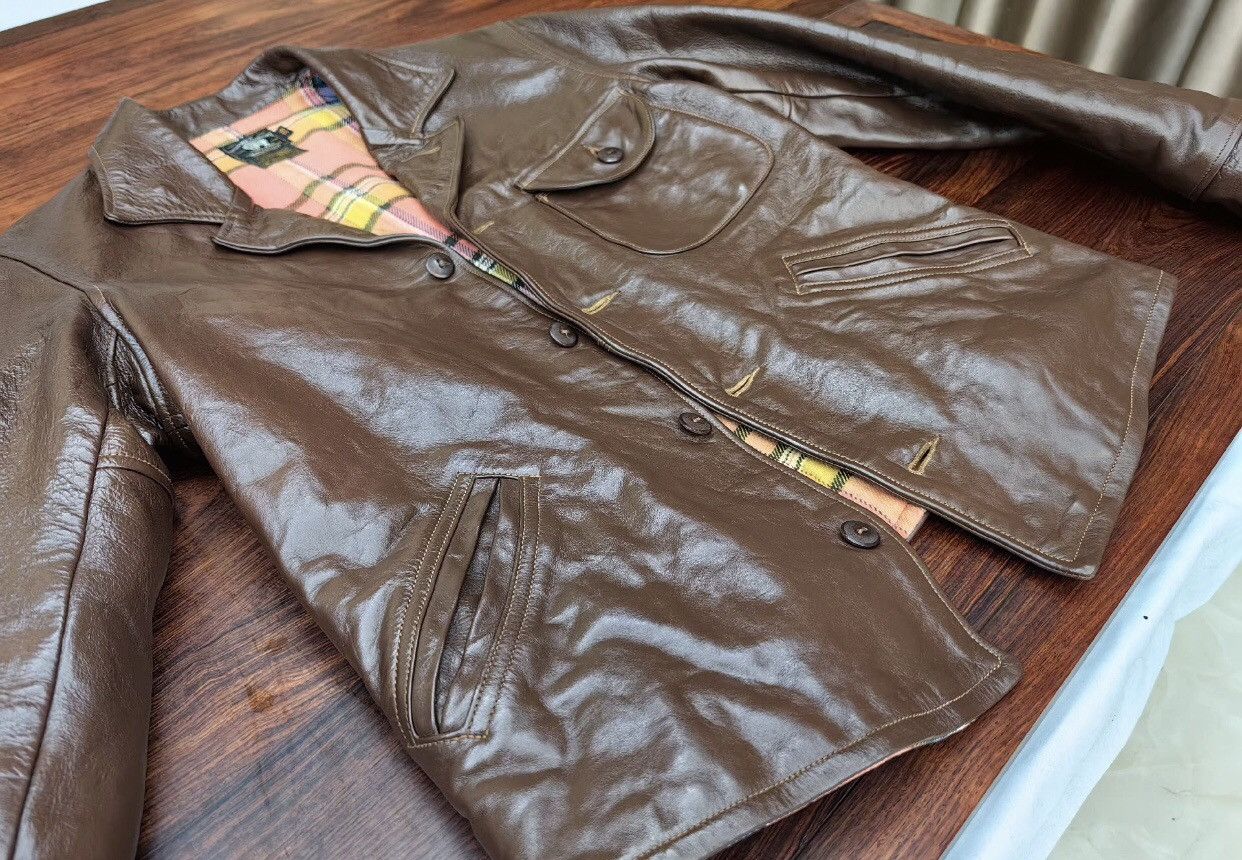 Freewheelers Freewheelers Four cornered Leather Coat Size US S / EU 44-46 / 1 - 7 Thumbnail