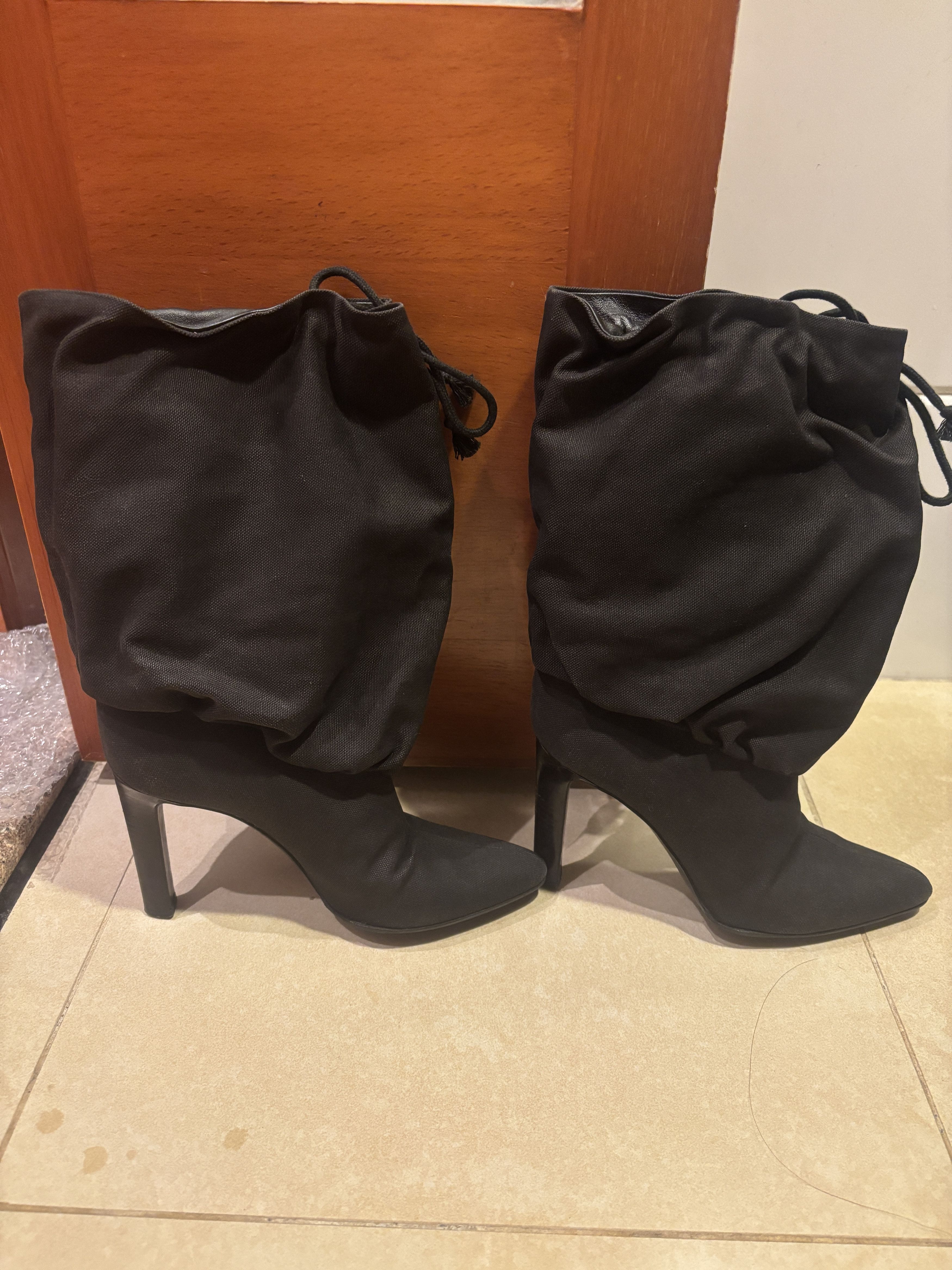 Helmut Lang vintage Helmut lang canvas boots 35 Size US 4 / IT 34 - 4 Thumbnail