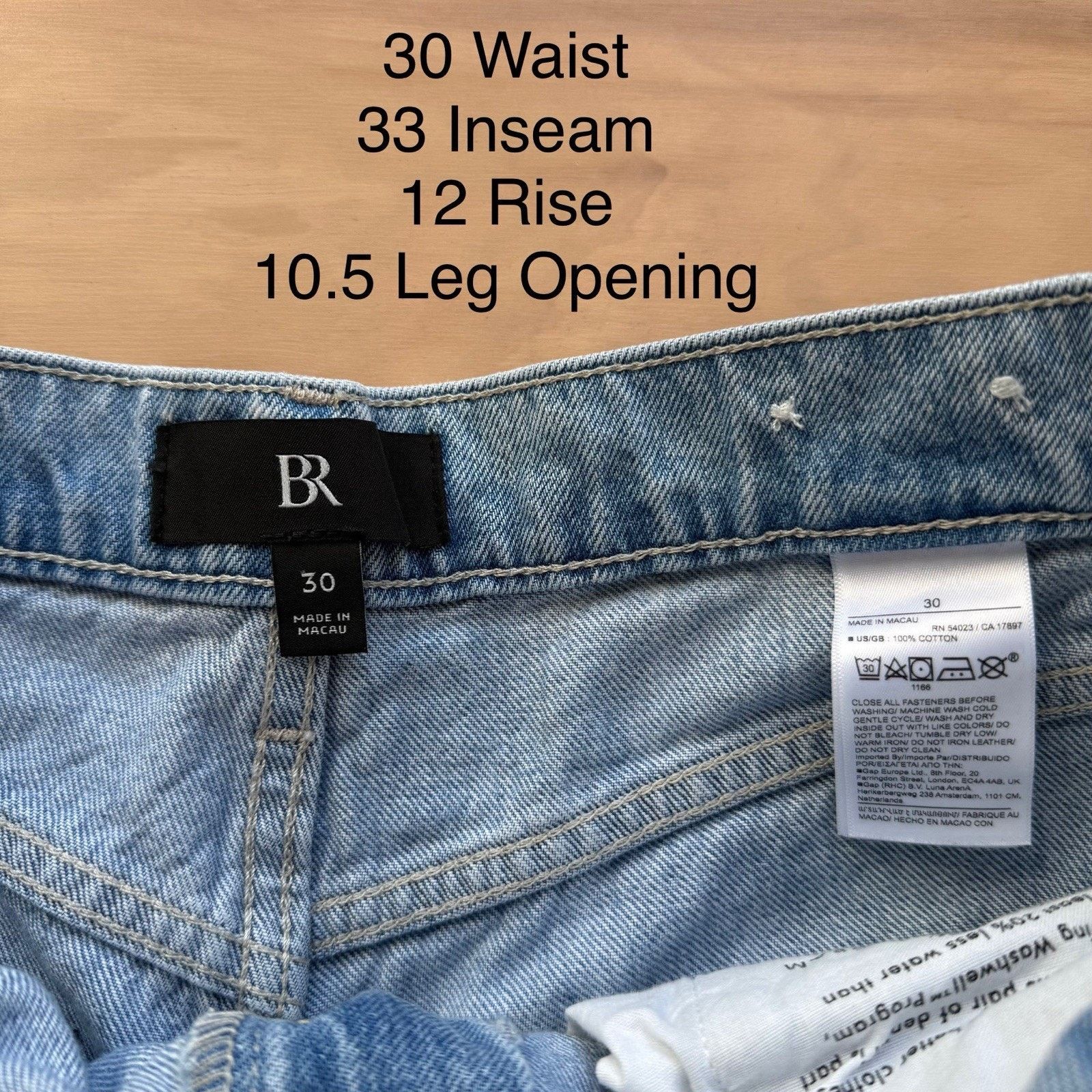 Banana Republic Banana Republic Pintuck Jeans Women's 30 Flare Bell Bottom Size 30" / US 8 / IT 44 - 5 Thumbnail