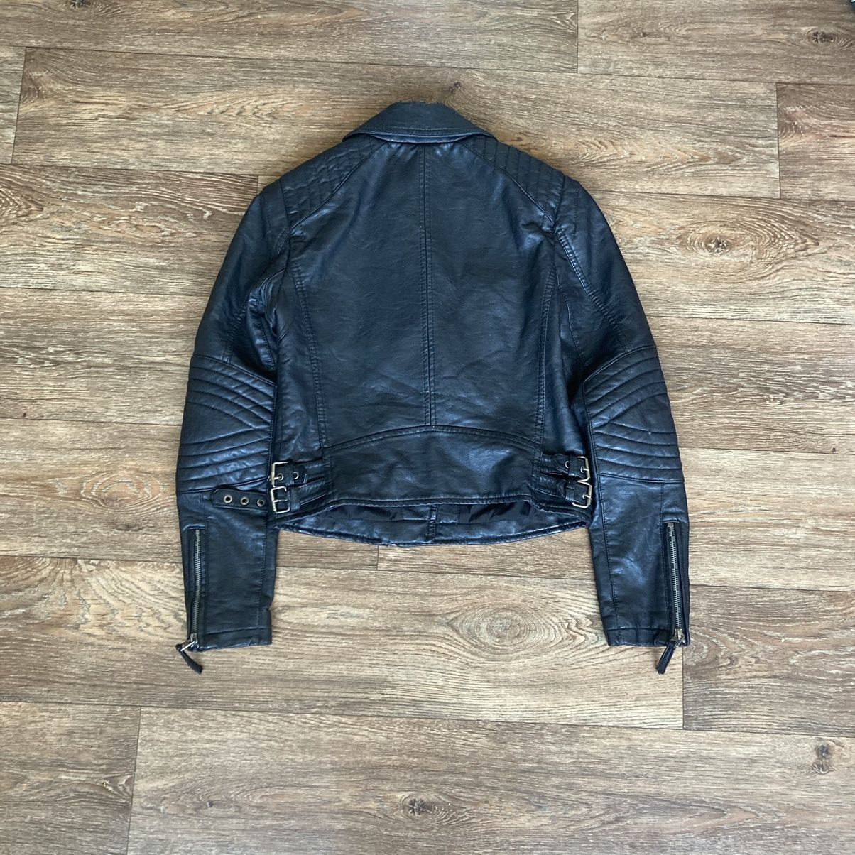 Hysteric Glamour × Le Grande Bleu (L.G.B.) Vintage Avant Garde Punk leather jacket Y2K style Size M / US 6-8 / IT 42-44 - 4 Thumbnail