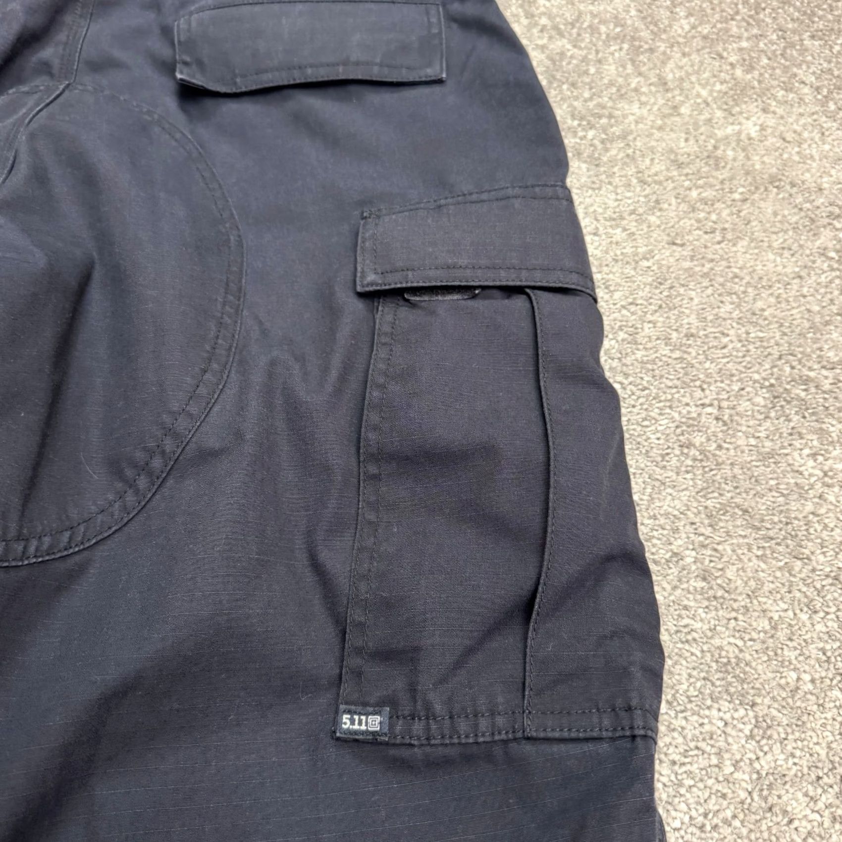 Vintage 5.11 Tactical Taclite Cargo Straight Pants Mens M Navy Blue Regular Size US 31 - 4 Thumbnail