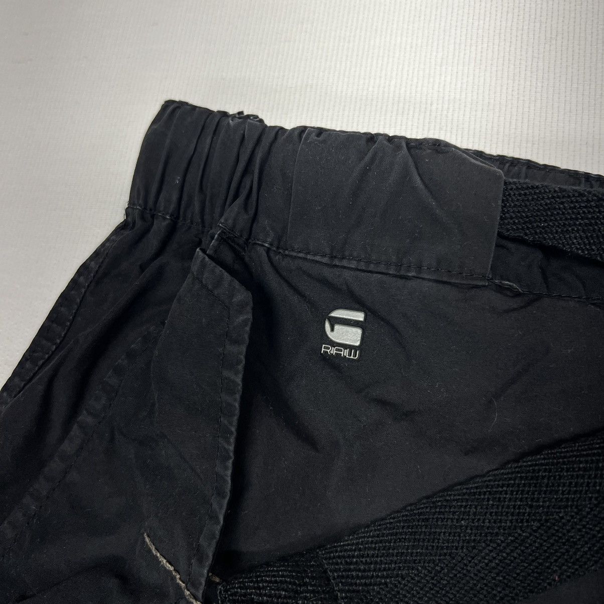 G-Star G Star Raw Pants Black Utility Relaxed Poplin Trainer Size US 31 - 6 Thumbnail