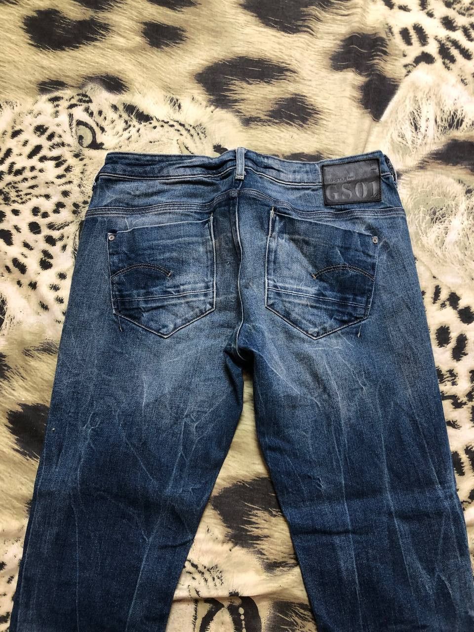 G-Star G STAR Blue Faded Distressed Denim Jeans STREETWEAR Size US 31 - 12 Thumbnail
