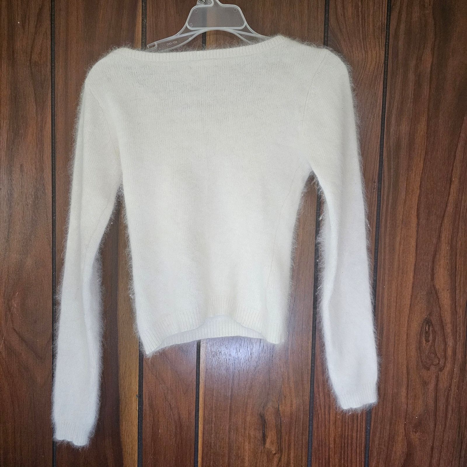 Other Tuileries Garden White Angora Rabbit Hair Sweater Sz Small Size S / US 4 / IT 40 - 2 Thumbnail
