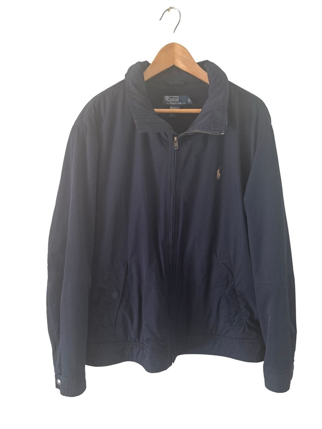 Polo Ralph Lauren Men's Polo Ralph Lauren Jacket XL Navy Blue Full Zip Hooded Size US XL / EU 56 / 4 - 2 Thumbnail