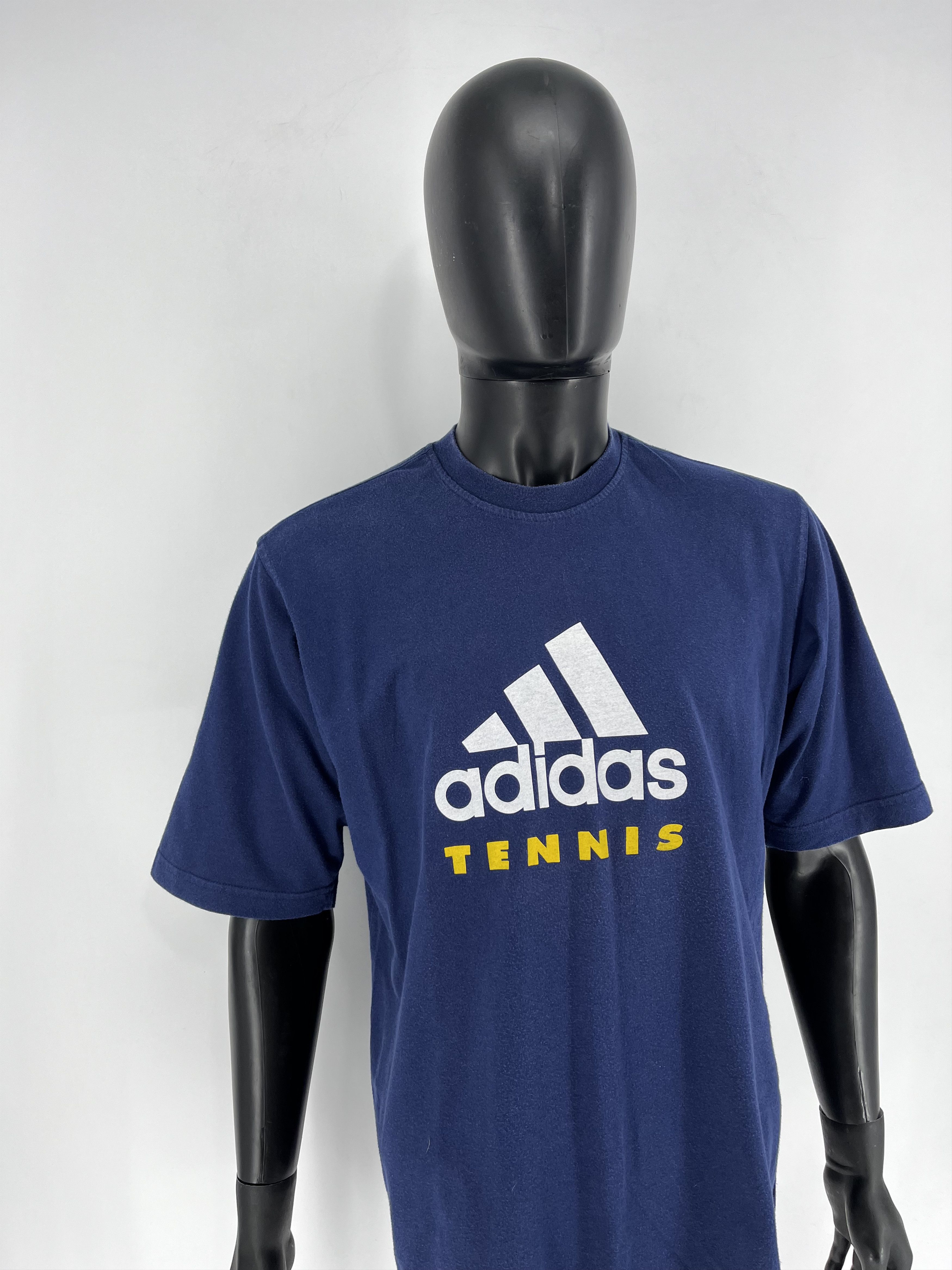 Adidas Vintage y2k 90s Adidas Tennis Tee Streetwear Hype Size US M / EU 48-50 / 2 - 4 Thumbnail