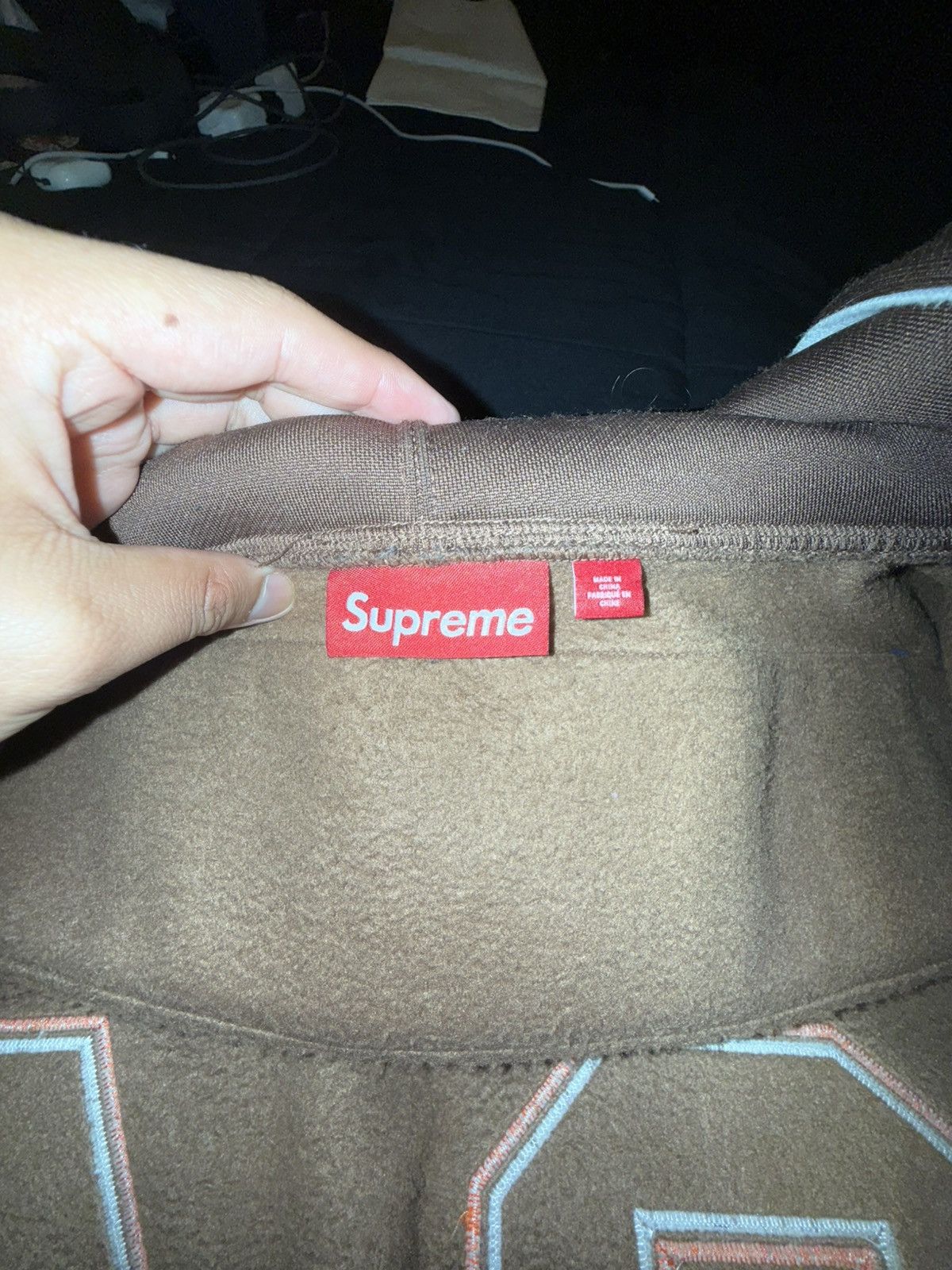 Supreme supreme football zip up hooded sweatshirt Size US M / EU 48-50 / 2 - 3 Thumbnail