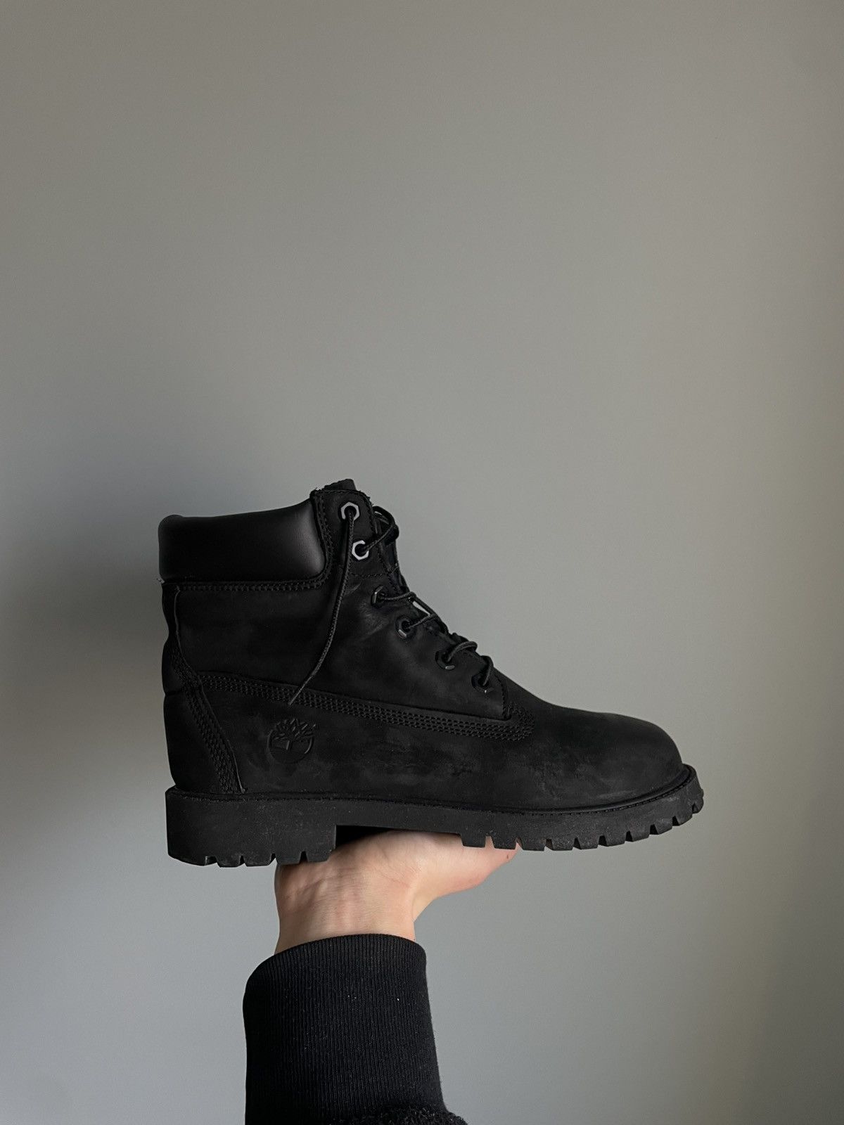 Timberland Timberland 6 Inch Waterproof Black Boots Size US 6 / EU 39 - 3 Thumbnail