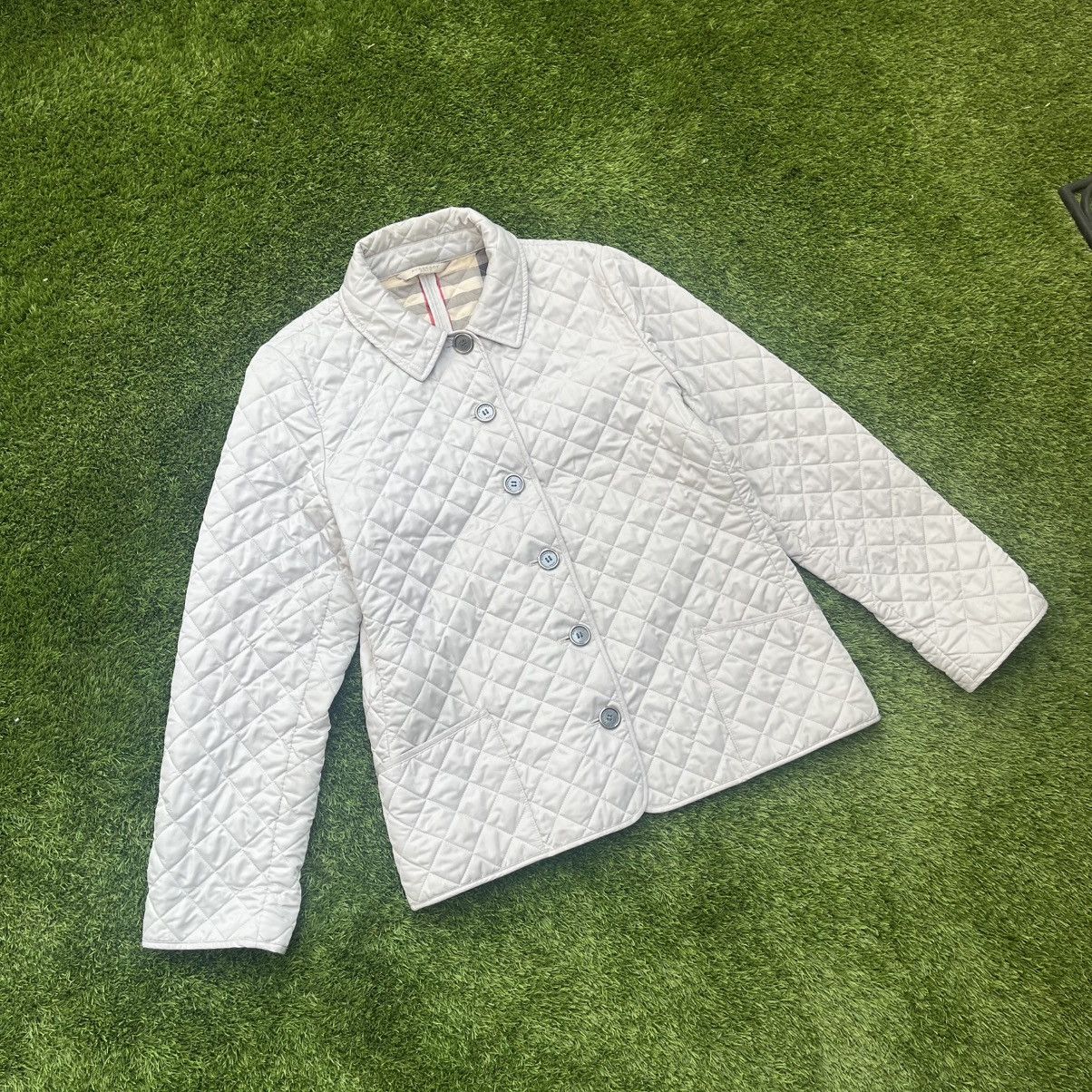 Burberry Burberry Brit Quilted Jacket – Nova Check Lining – Beige Size M / US 6-8 / IT 42-44 - 5 Thumbnail