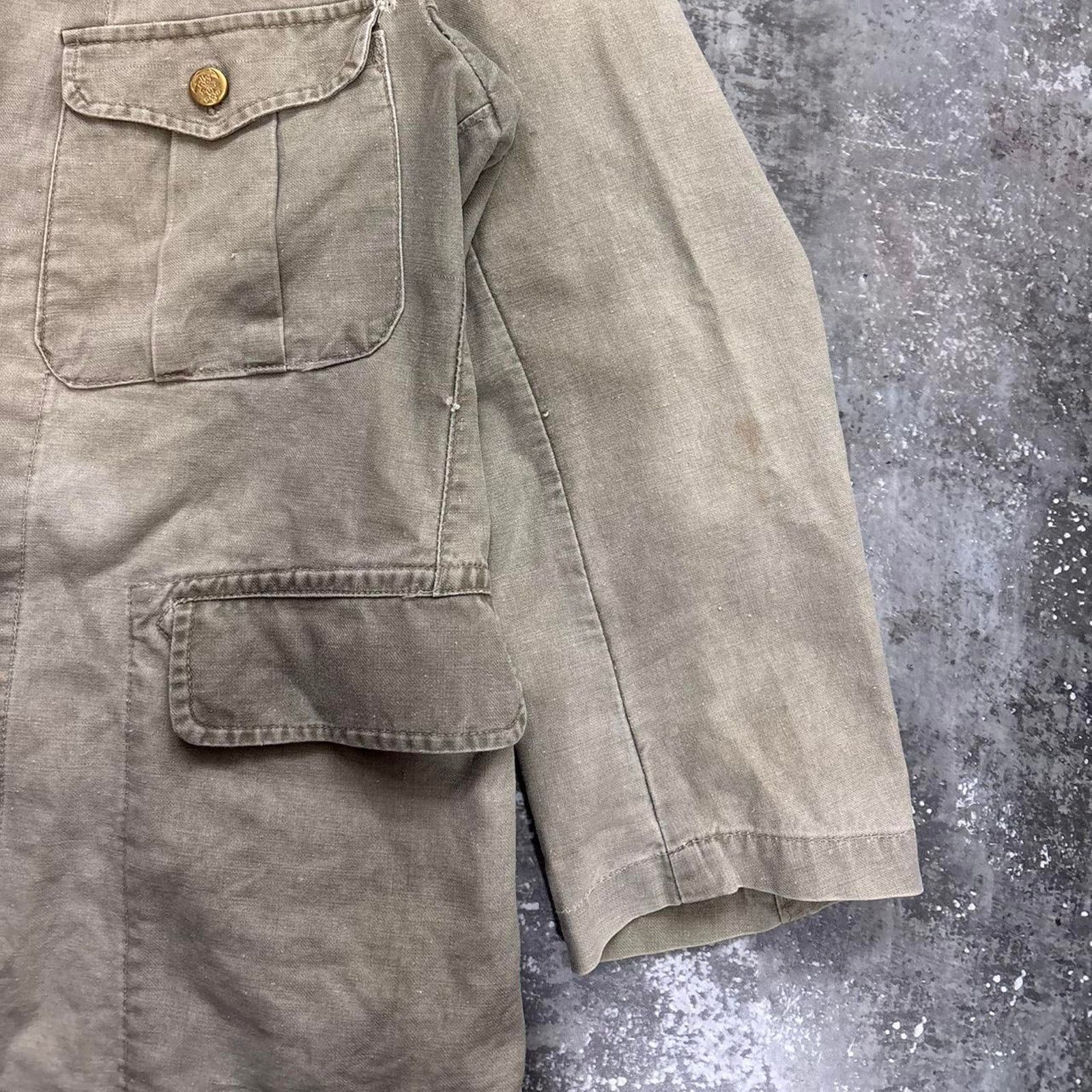Japanese Brand × Vintage Vintage World War 2 Imperial Japan Navy Jacket. 40s Military Size US S / EU 44-46 / 1 - 5 Thumbnail
