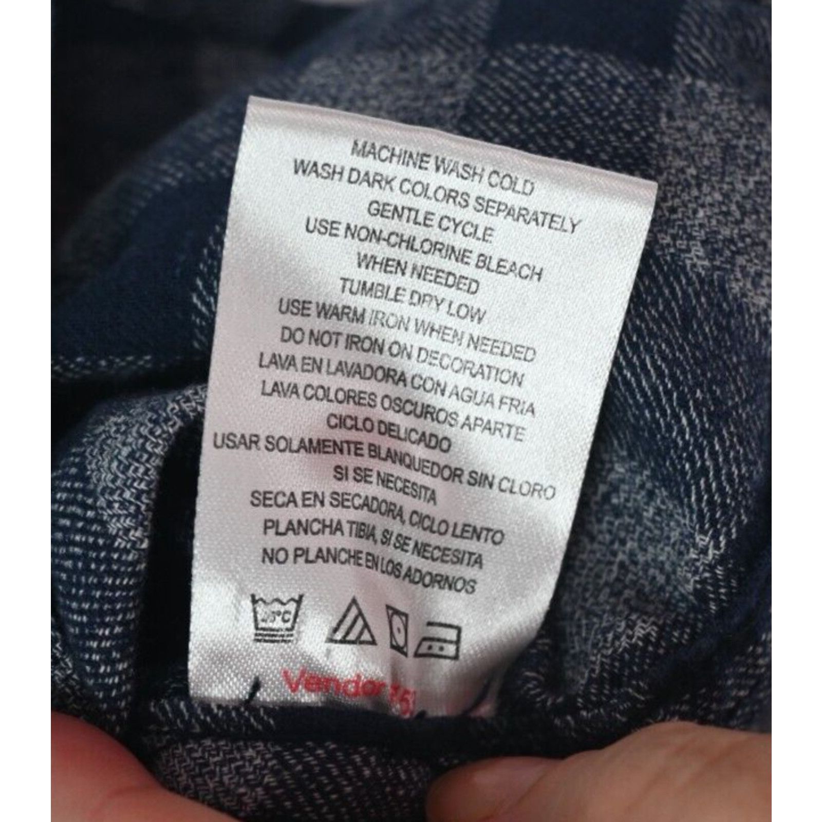 Company 81 Company Eighty One Western Flannel Navy Blue Shirt L Gorp Size US L / EU 52-54 / 3 - 13 Thumbnail