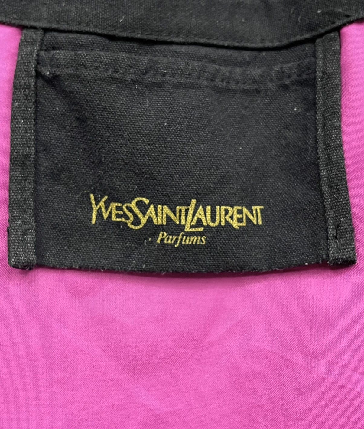 Vintage Vintage YSL Parfums Big Embroidery Cotton Canvas Tote Bag Size ONE SIZE - 6 Thumbnail