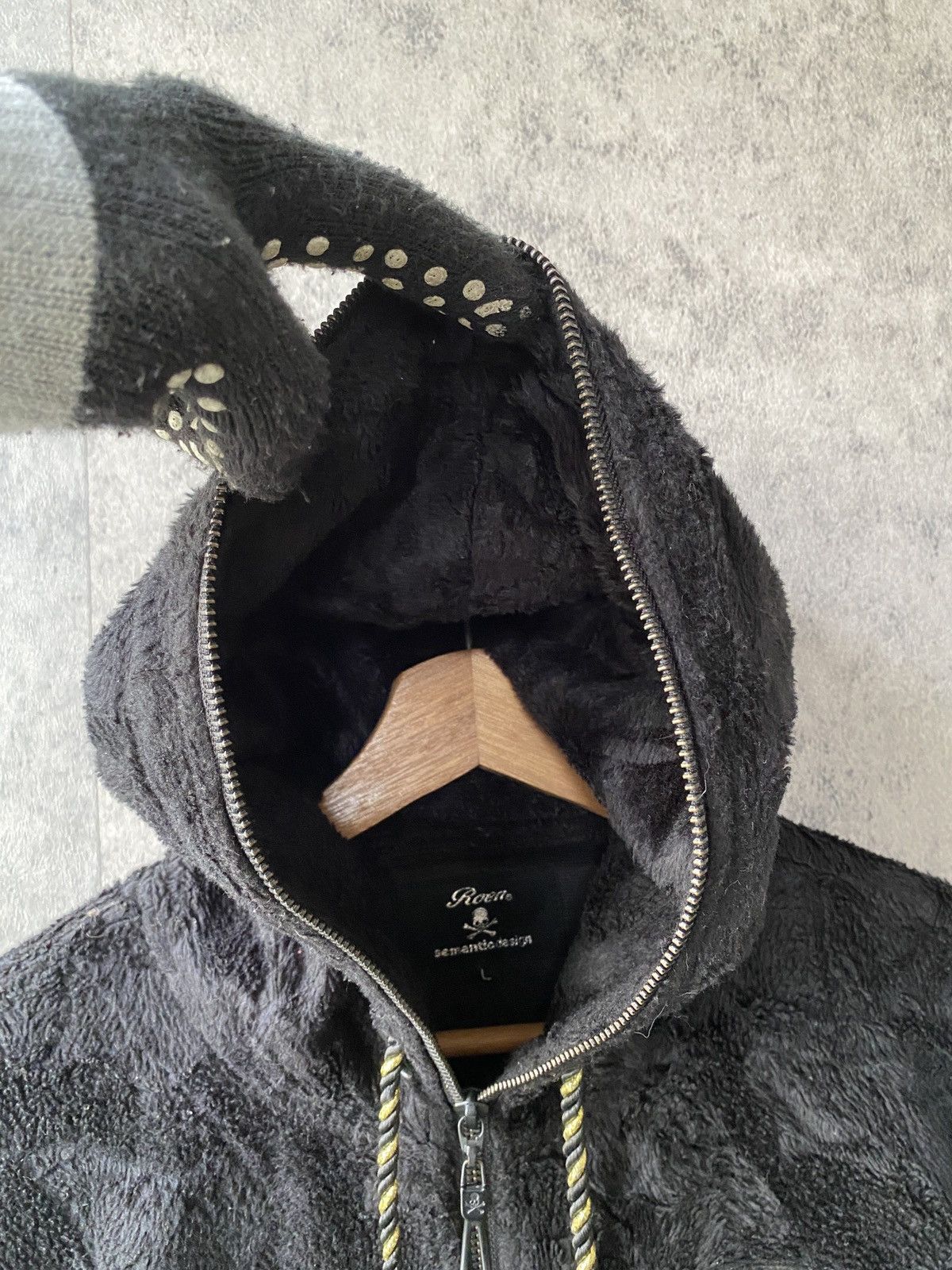 Roen Roen x Semantic Design Skull Fleece Full Zip Hoodie Size US M / EU 48-50 / 2 - 7 Thumbnail