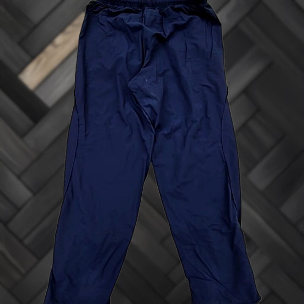 Nike Nike Mens Navy Track Pants L Drawstring Solid Size US 33 - 1 Thumbnail