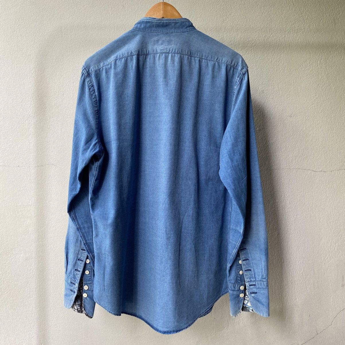 Paul Smith Paul Smith Lightweight Blue Denim Shirt Size US L / EU 52-54 / 3 - 15 Thumbnail