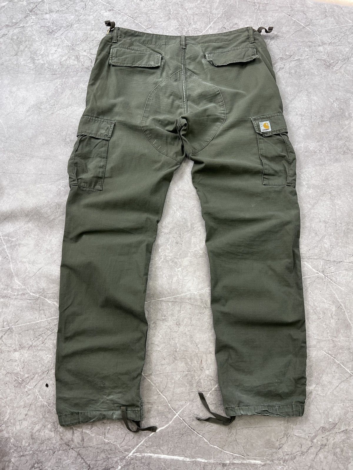 Carhartt × Vintage VINTAGE CARGO AVIATION DISTRESSED 2000s pants y2k olive Size US 34 / EU 50 - 10 Thumbnail