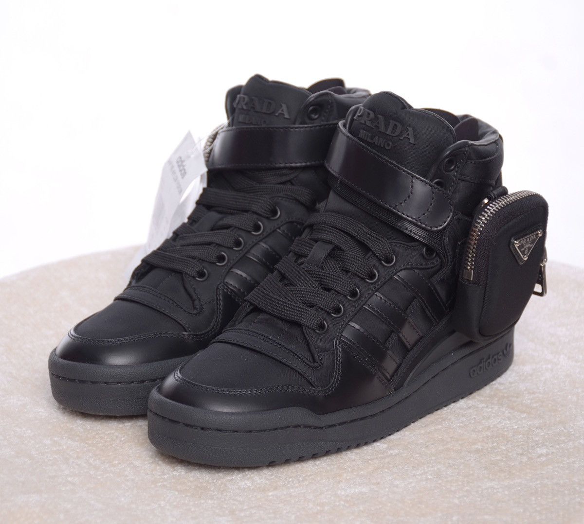 Adidas Adidas Prada Re-nylon Forum High Top sneakers Size US 6 / IT 36 - 2 Thumbnail