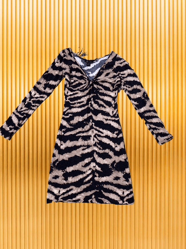 Roberto Cavalli × Vintage Roberto Cavalli Red Zebra Print Dress Size M / US 6-8 / IT 42-44 - 1 Thumbnail