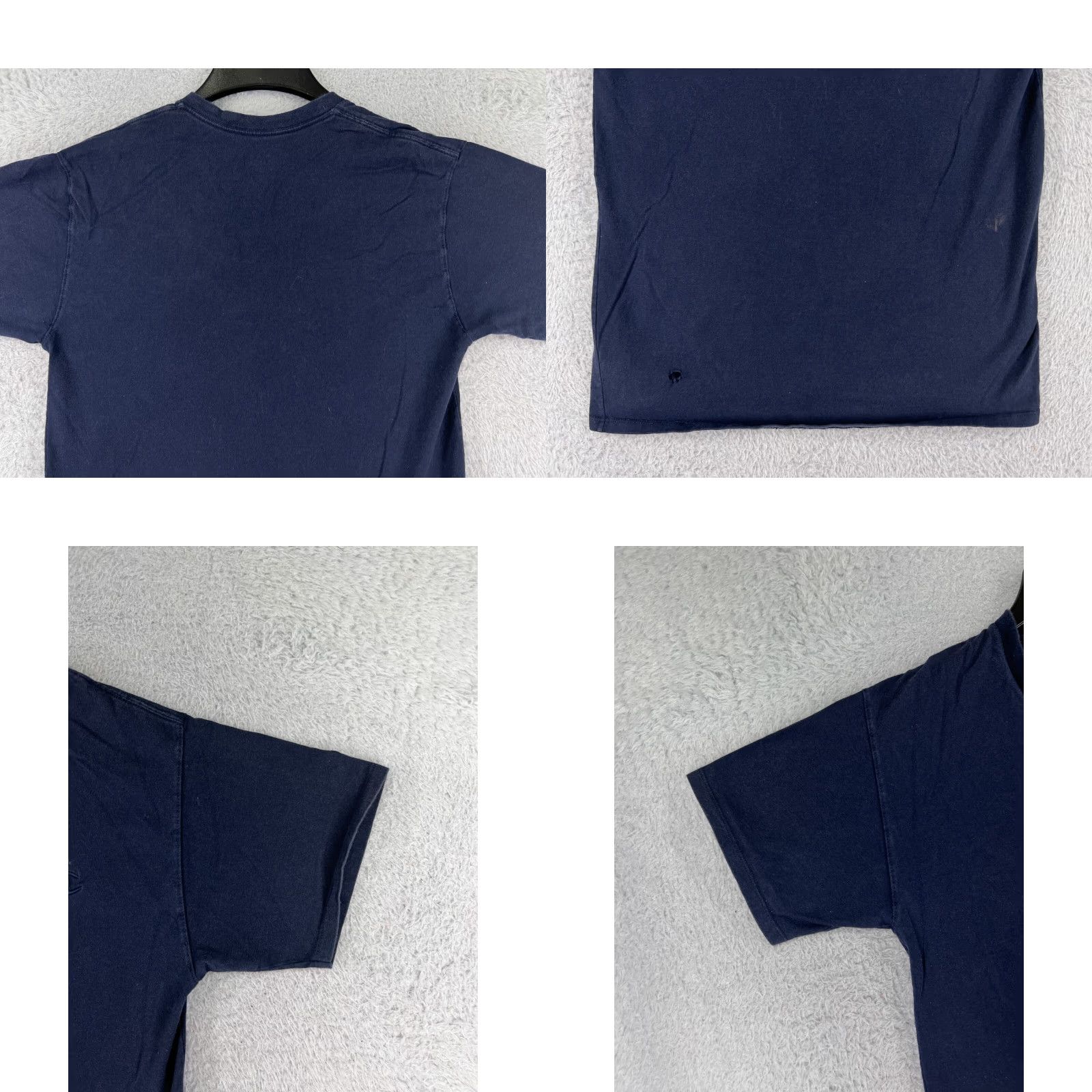 Champion Champion Shirt Men M Blue Embroidered Logo Short Sleeve V-Neck Cotton Jersey - Athletic Fit, - 90s/Logo/Sports Theme - Mens Size US M / EU 48-50 / 2 - 8 Thumbnail