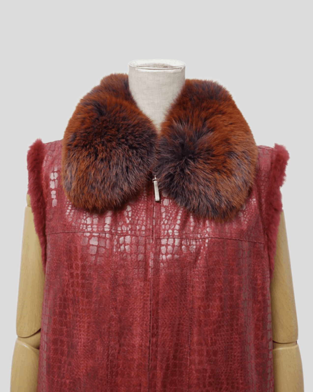 Other Rolf Schulte German Fox Collar / Rabbit-lined Vest Size M / US 6-8 / IT 42-44 - 6 Thumbnail