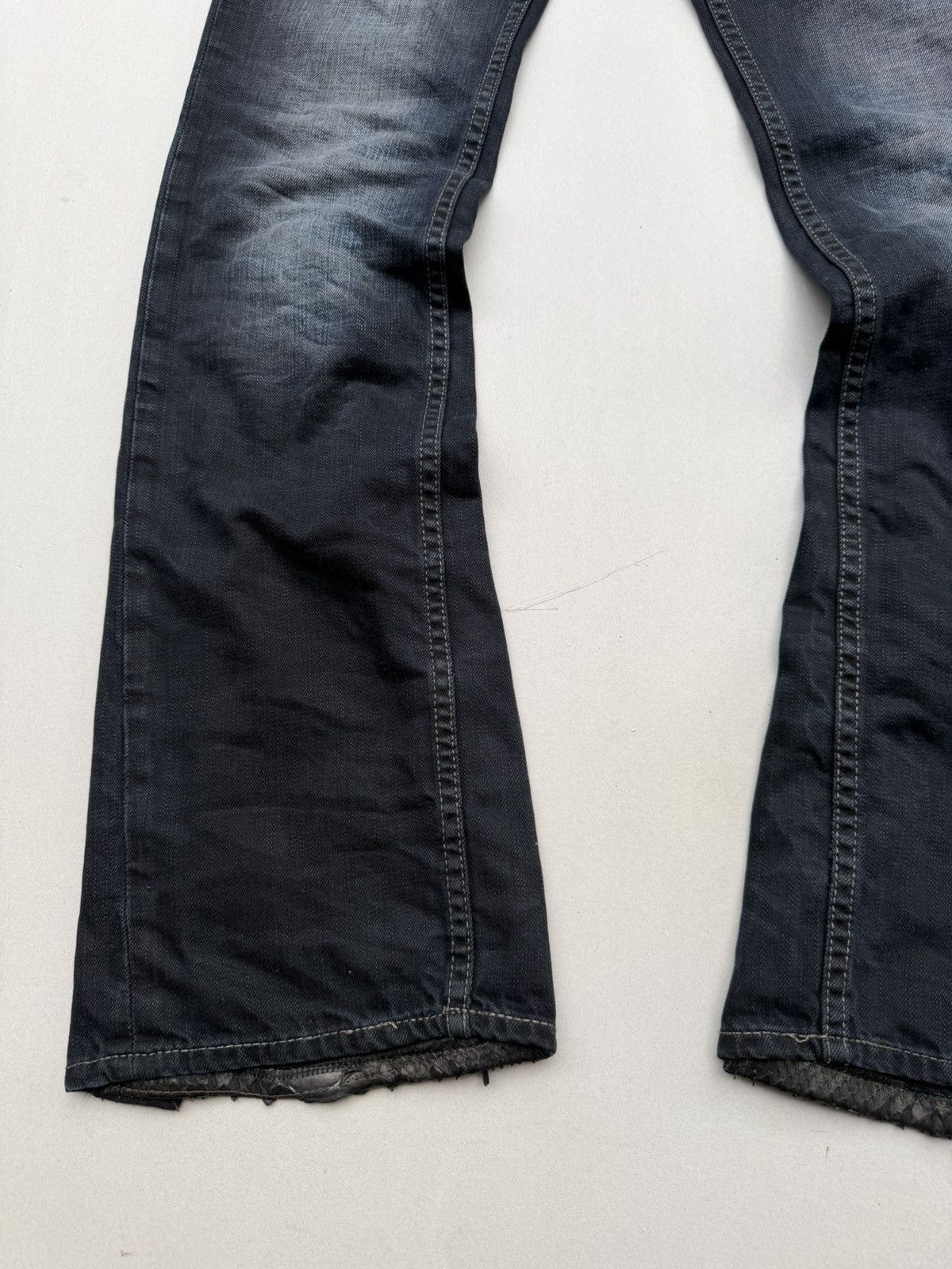 Japanese Brand Edge Lace up flare jeans Size US 29 - 3 Thumbnail