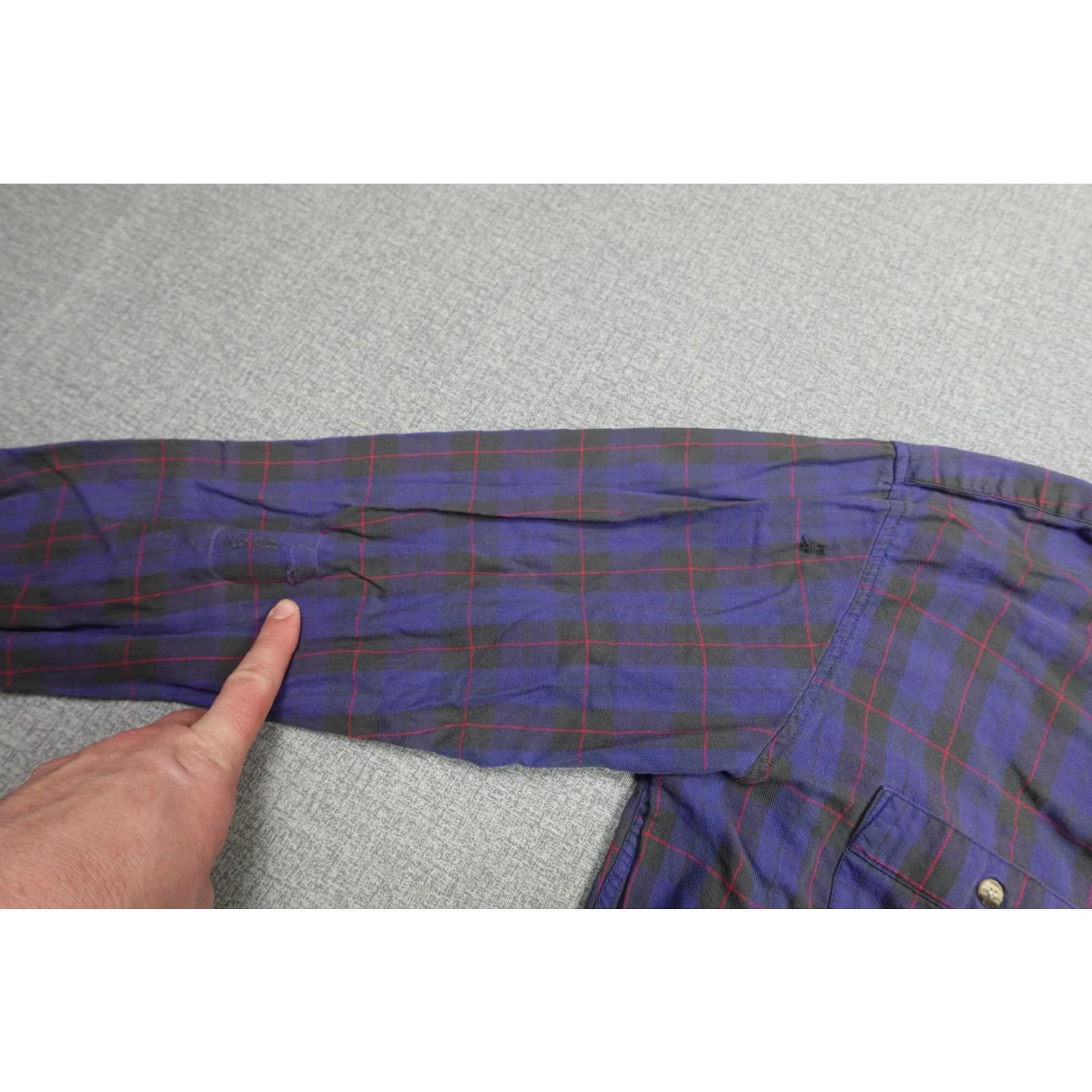 Patagonia Vintage Patagonia Button Front Shirt Mens M Purple Plaid Hiking Outdoors Size US M / EU 48-50 / 2 - 3 Thumbnail