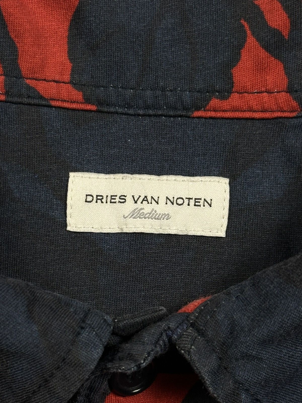 Dries Van Noten Dries Van Noten Floral Polo Shirt Size US M / EU 48-50 / 2 - 5 Thumbnail