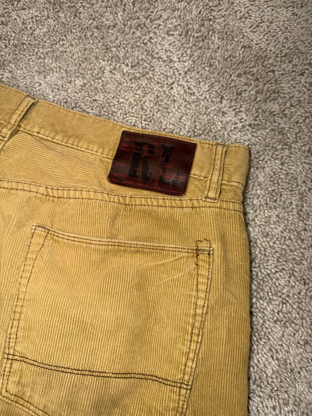 Ralph Lauren Vintage Ralph Lauren Cord Beige Tan Corduroy Pants Size US 36 / EU 52 - 9 Thumbnail