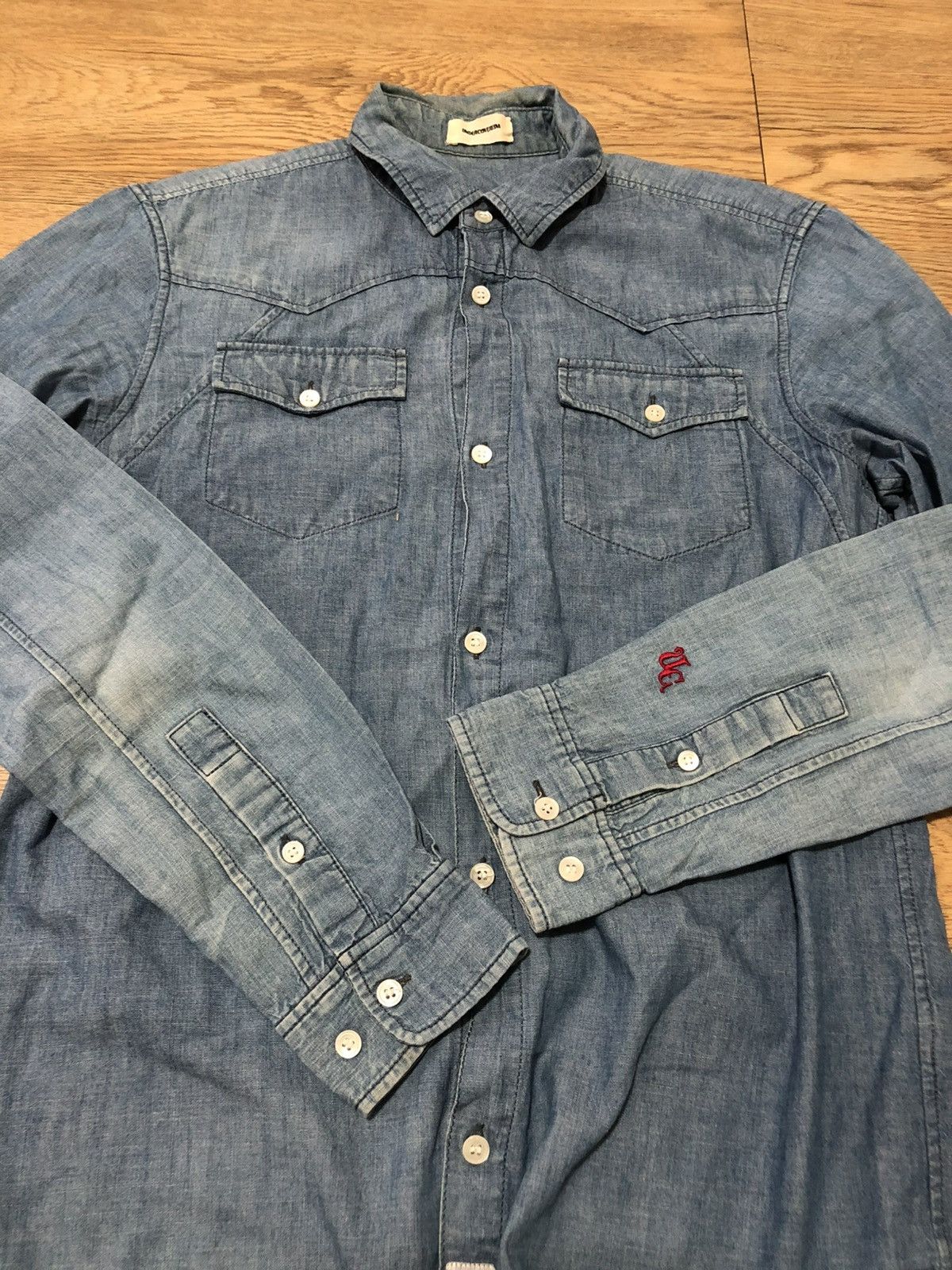 Undercover Undercoverism blue denim shirt Size US M / EU 48-50 / 2 - 5 Thumbnail